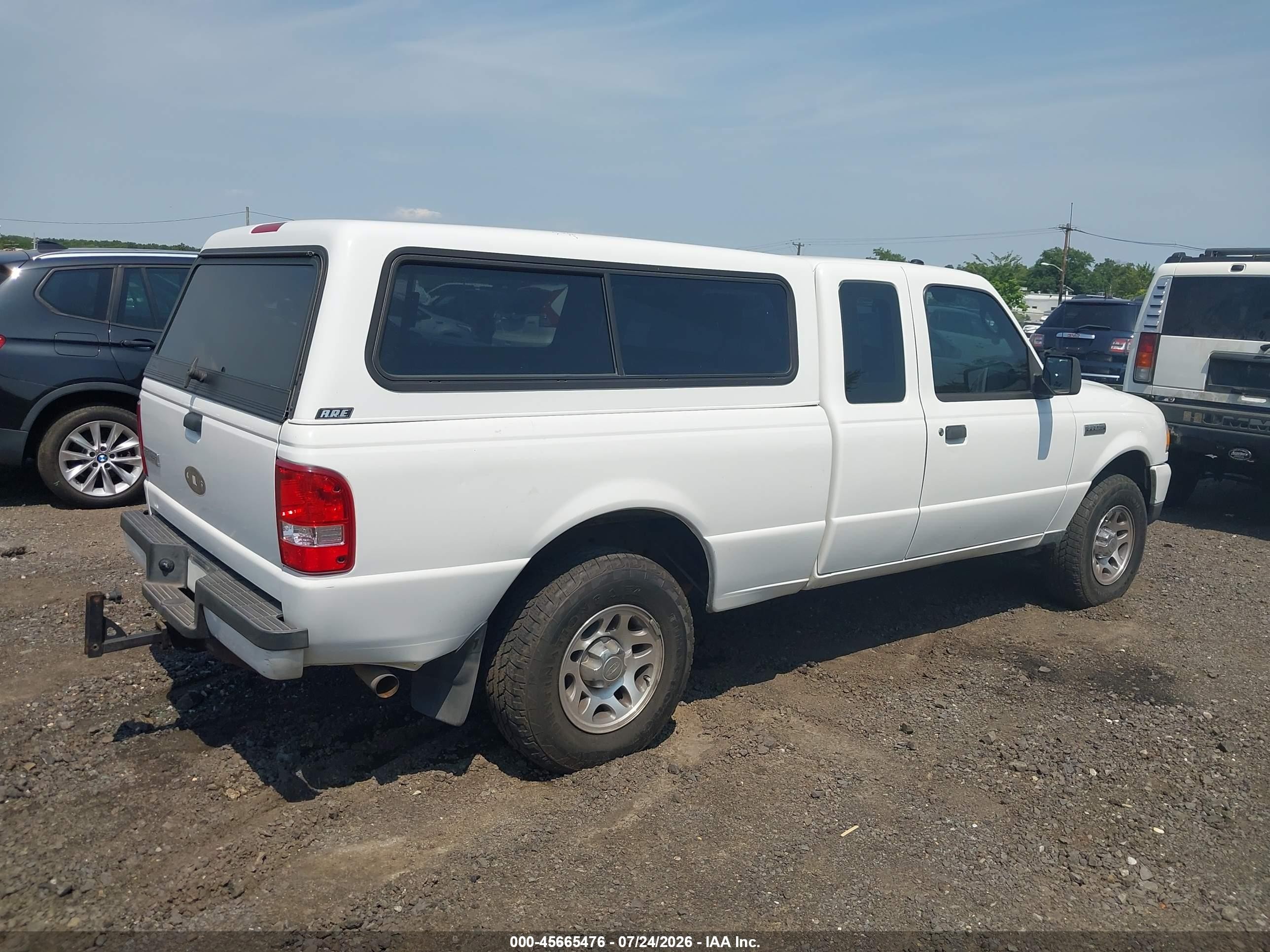 2010 Ford Ranger Sport/xlt White vin: 1FTLR4FE3APA38313