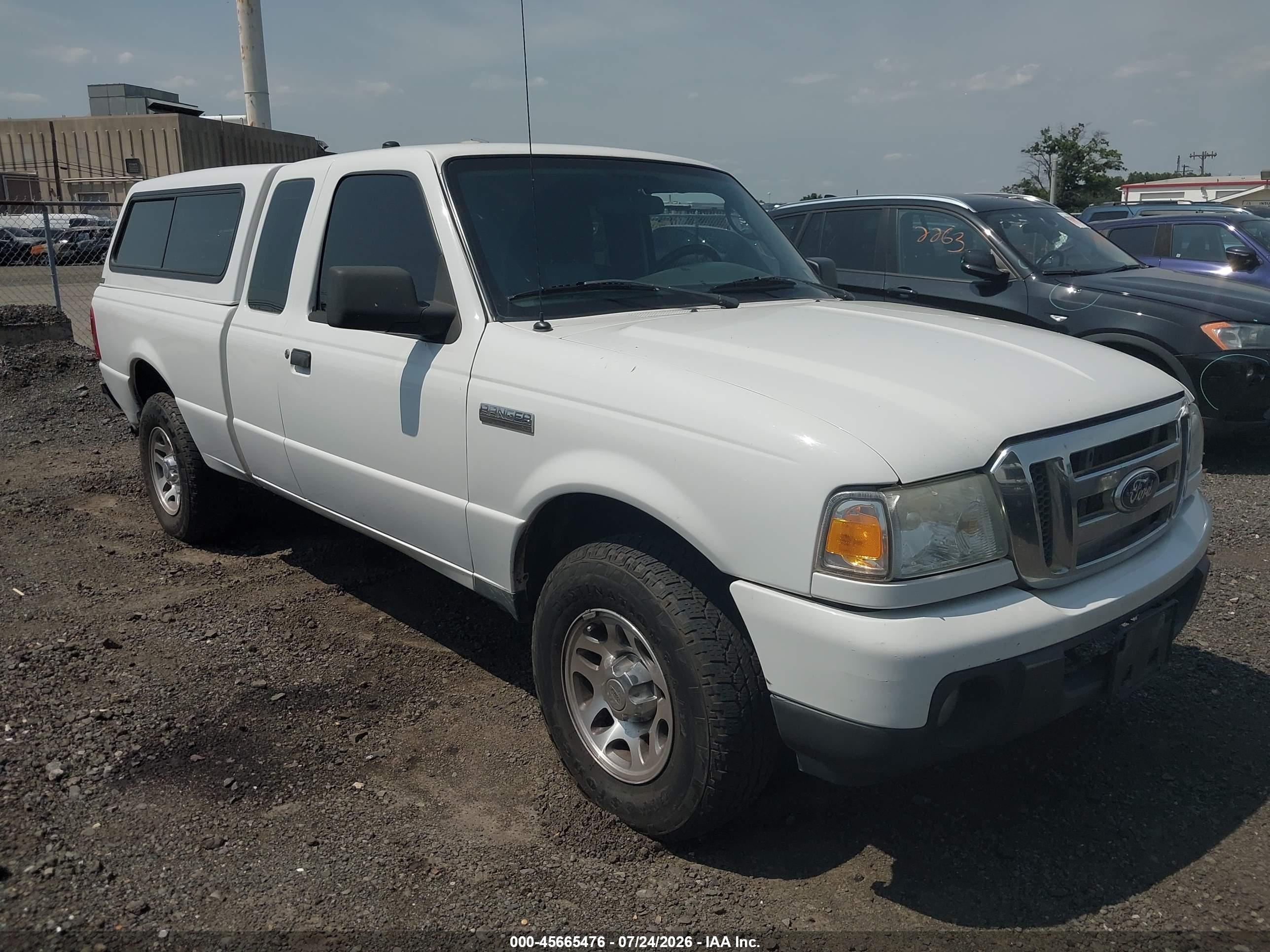 2010 Ford Ranger Sport/xlt White vin: 1FTLR4FE3APA38313