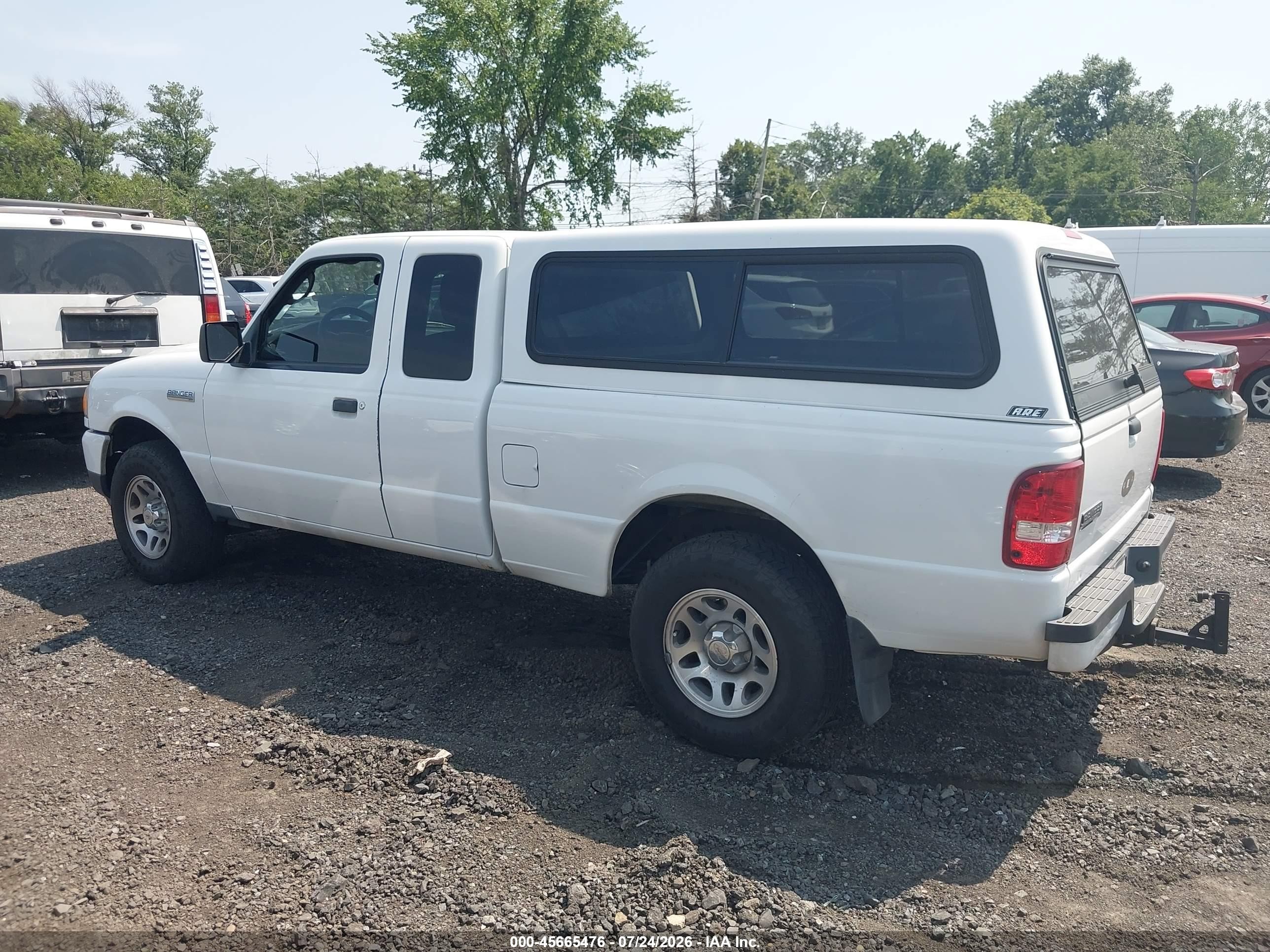 2010 Ford Ranger Sport/xlt White vin: 1FTLR4FE3APA38313