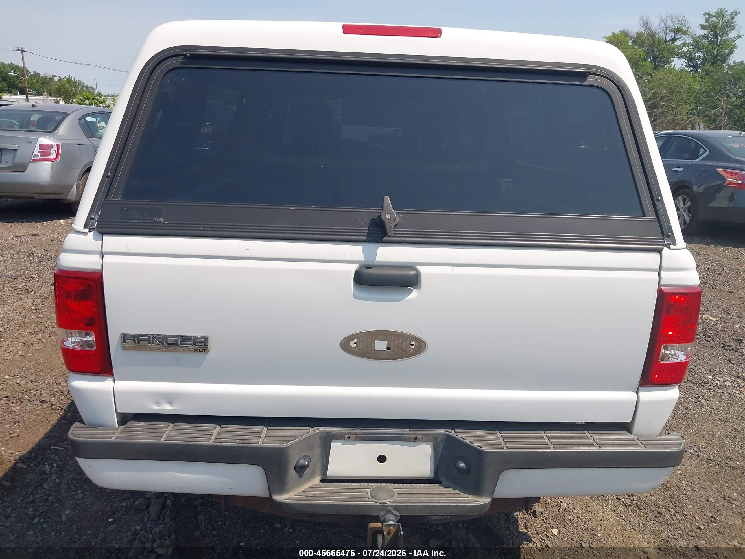 2010 Ford Ranger Sport/xlt White vin: 1FTLR4FE3APA38313