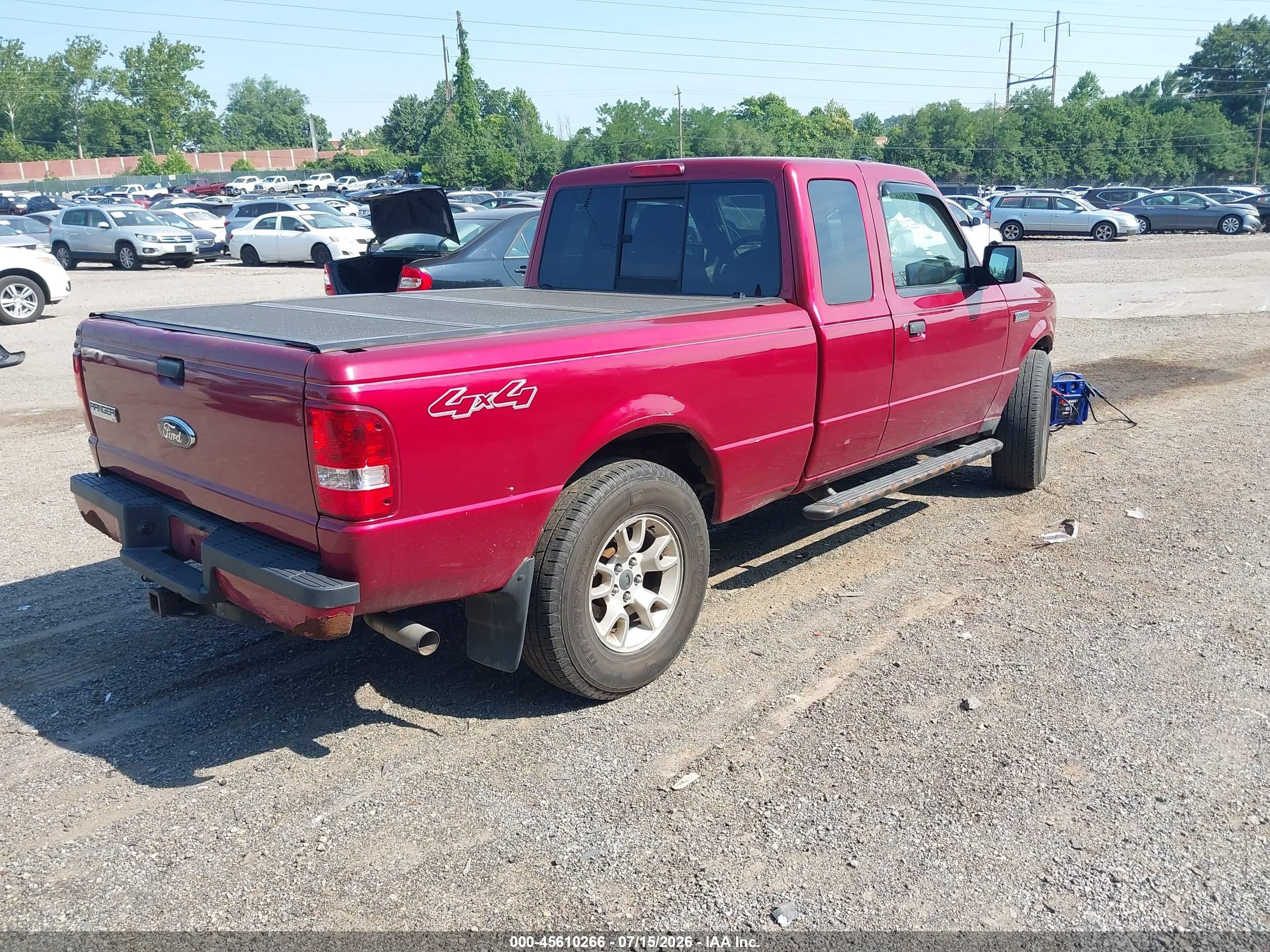 2010 Ford Ranger Sport/xlt Красный vin: 1FTLR4FE3APA50669