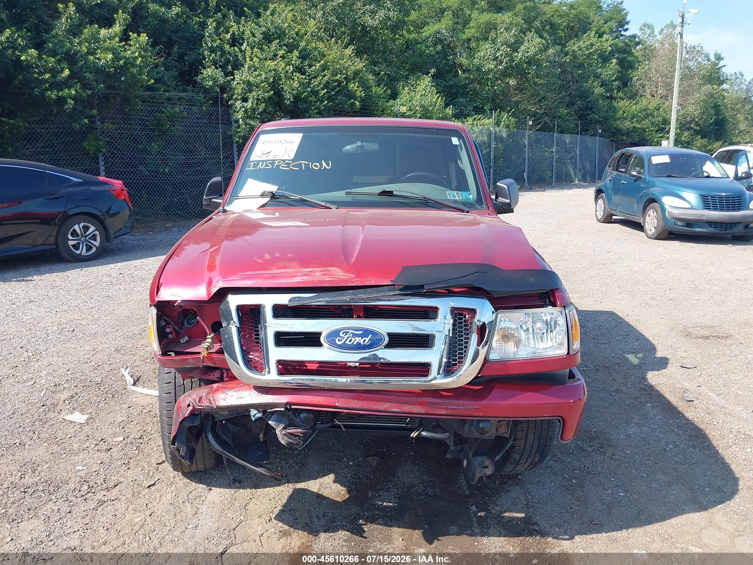 2010 Ford Ranger Sport/xlt Красный vin: 1FTLR4FE3APA50669