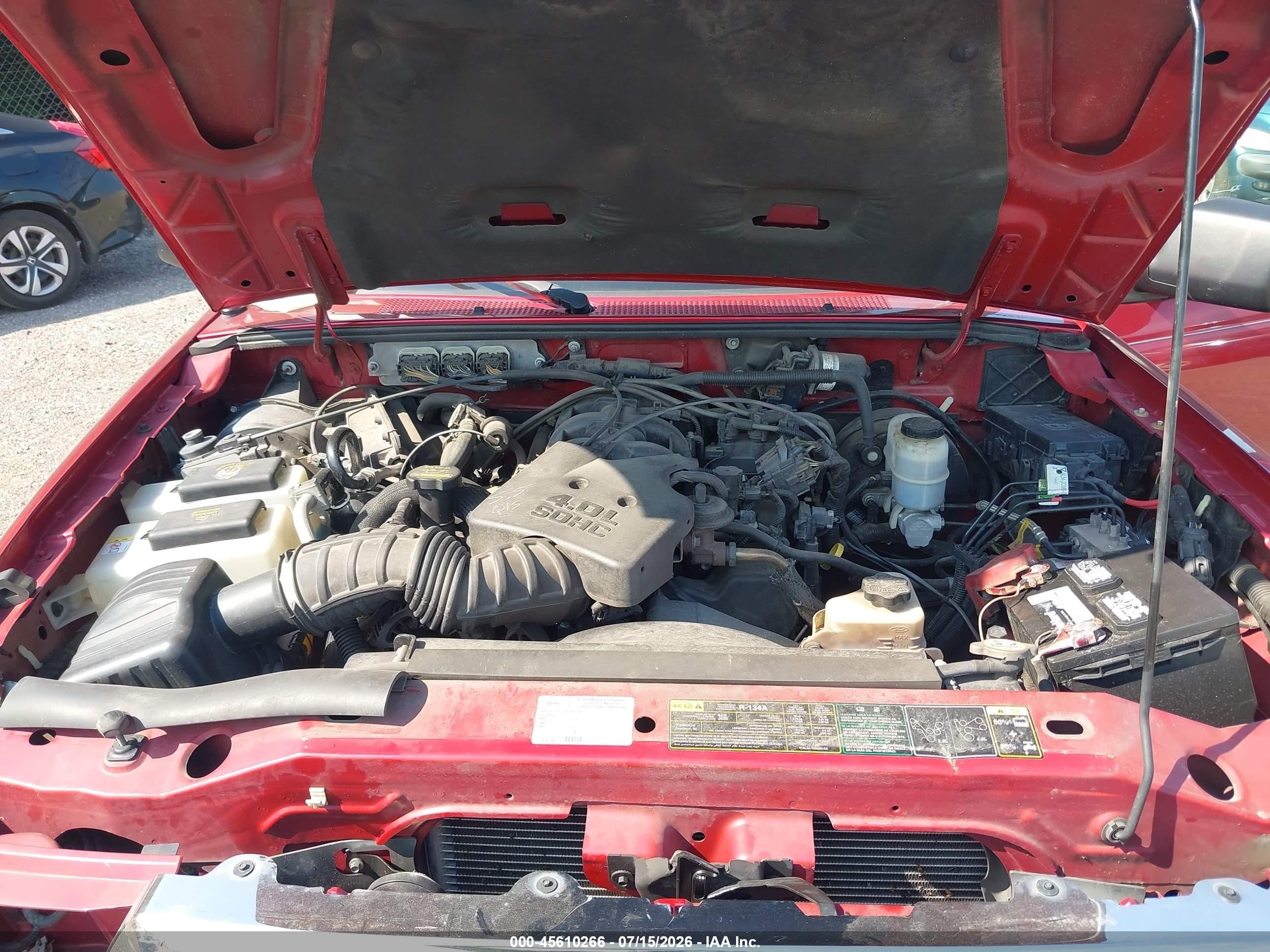 2010 Ford Ranger Sport/xlt Красный vin: 1FTLR4FE3APA50669