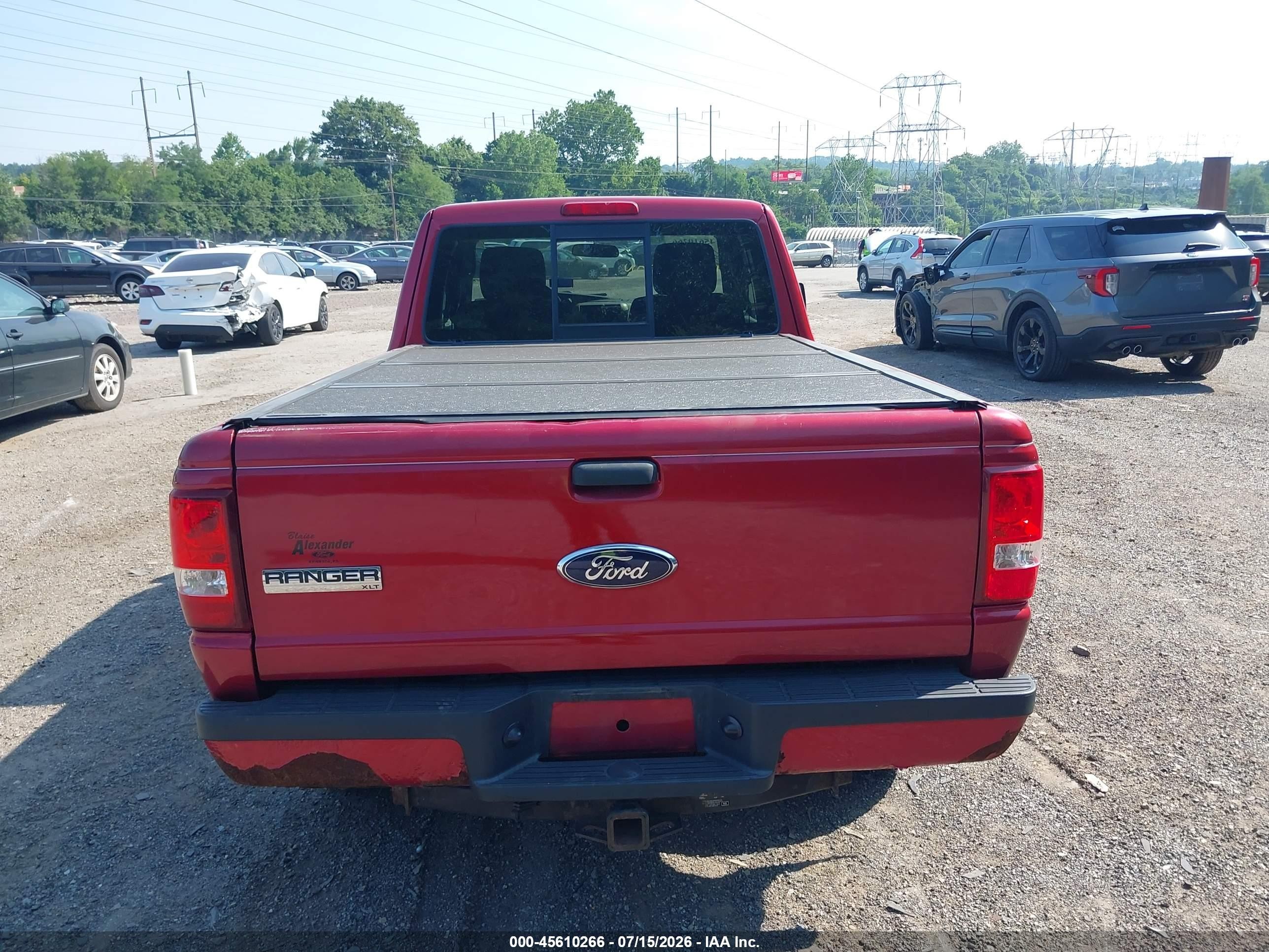 2010 Ford Ranger Sport/xlt Красный vin: 1FTLR4FE3APA50669