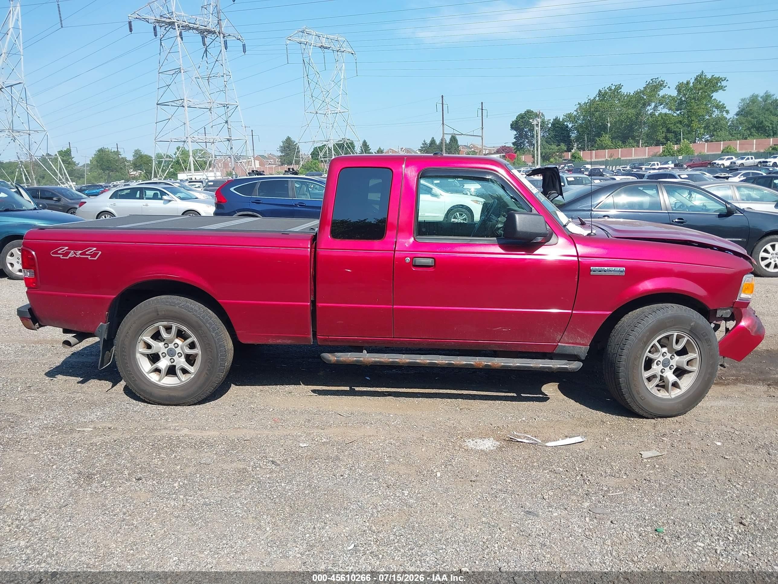 2010 Ford Ranger Sport/xlt Красный vin: 1FTLR4FE3APA50669