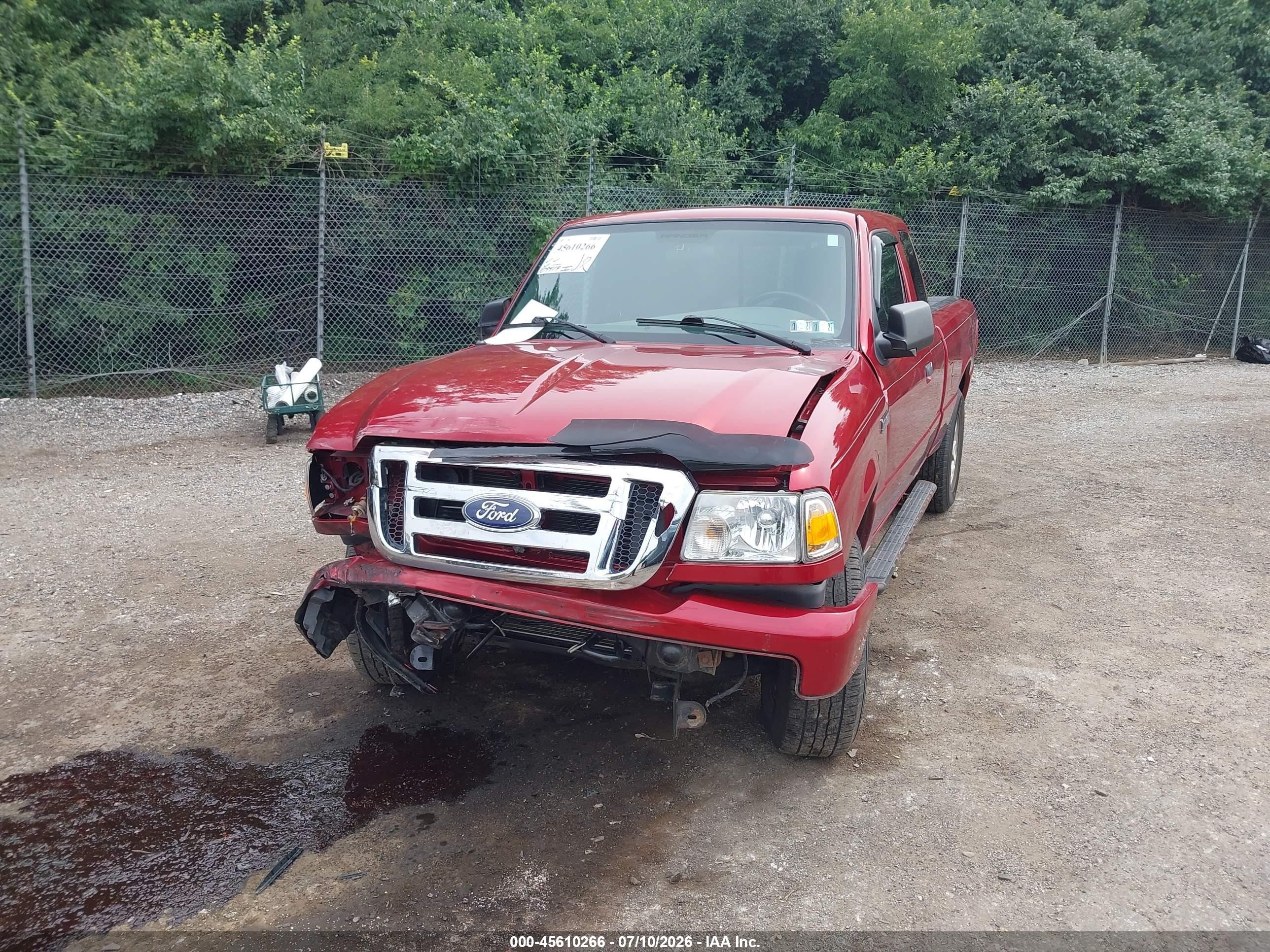 2010 Ford Ranger Sport/xlt Красный vin: 1FTLR4FE3APA50669