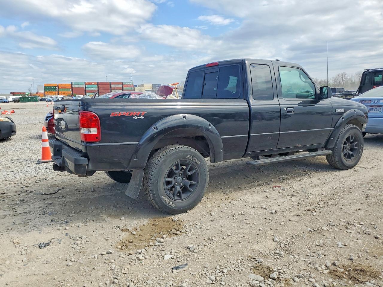 2010 Ford Ranger Super Cab Black vin: 1FTLR4FE3APA56035