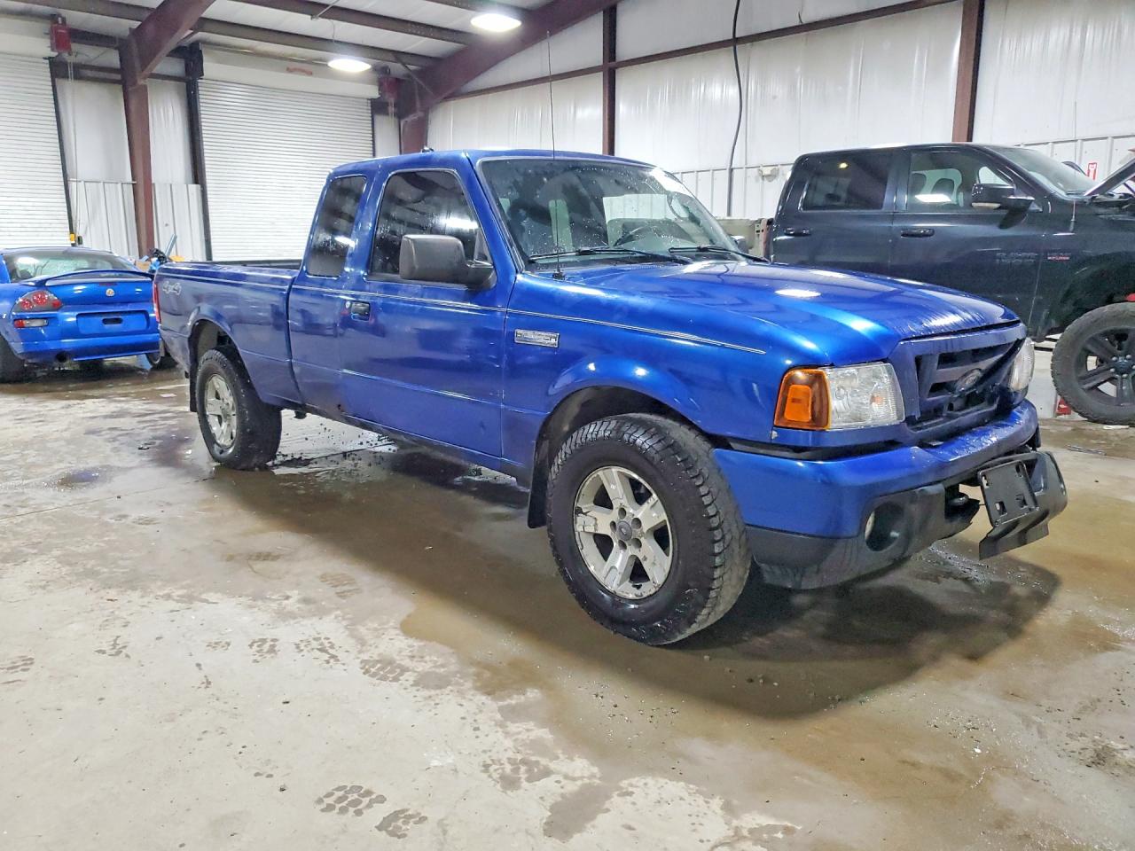 2010 Ford Ranger Super Cab Blue vin: 1FTLR4FE3APA75720
