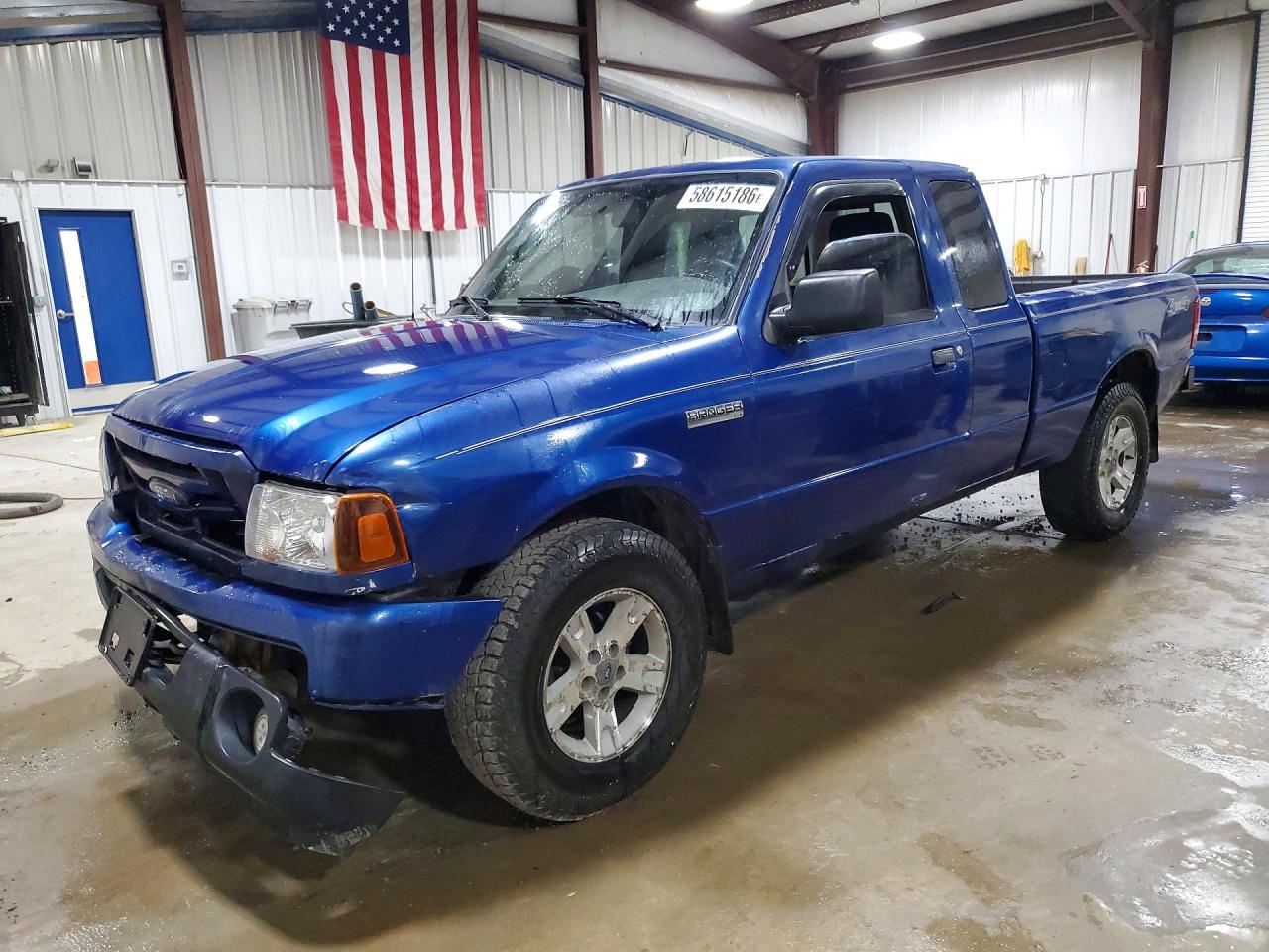 2010 Ford Ranger Super Cab Blue vin: 1FTLR4FE3APA75720