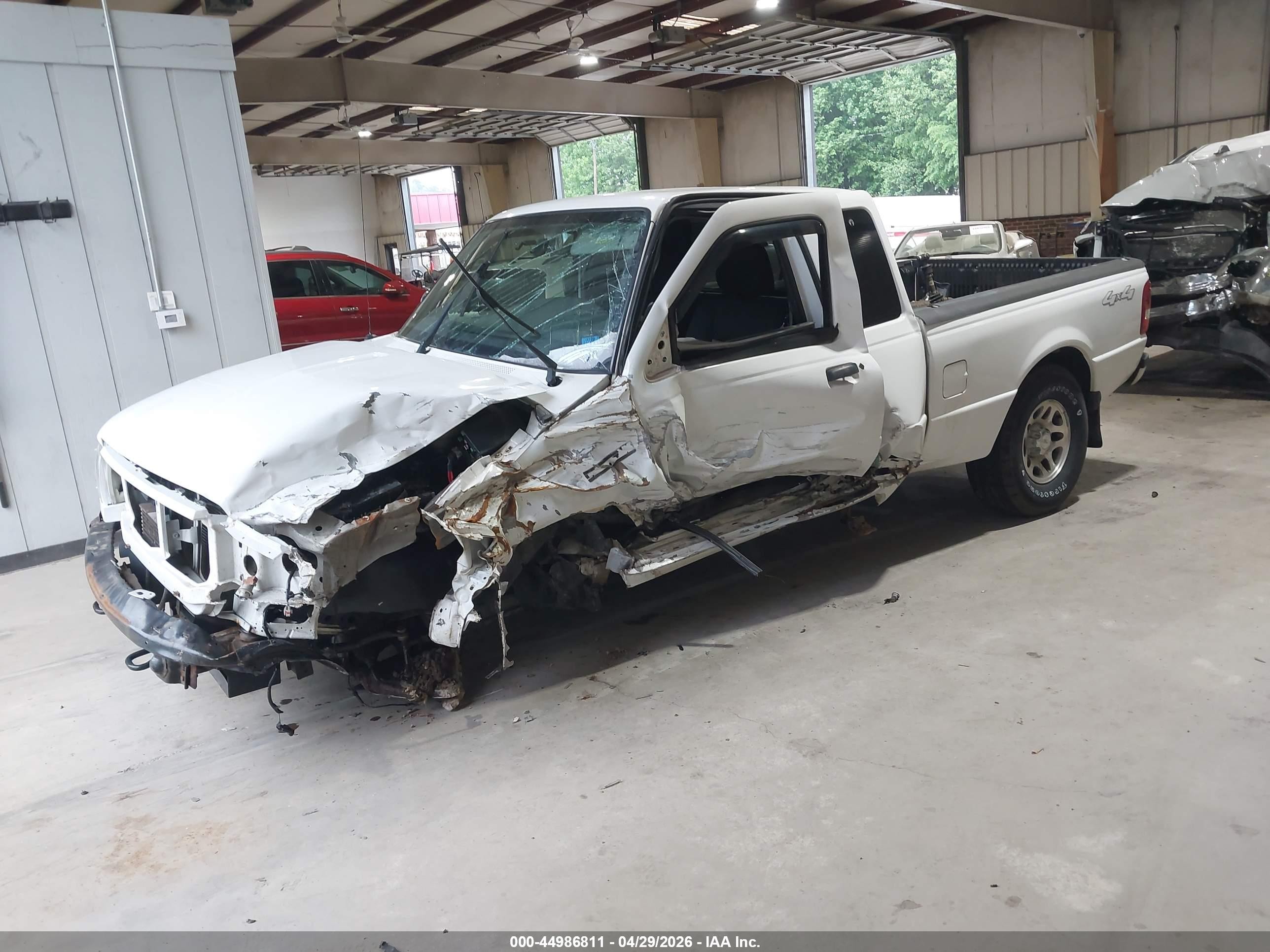 2011 Ford Ranger Xlt White vin: 1FTLR4FE3BPA68767