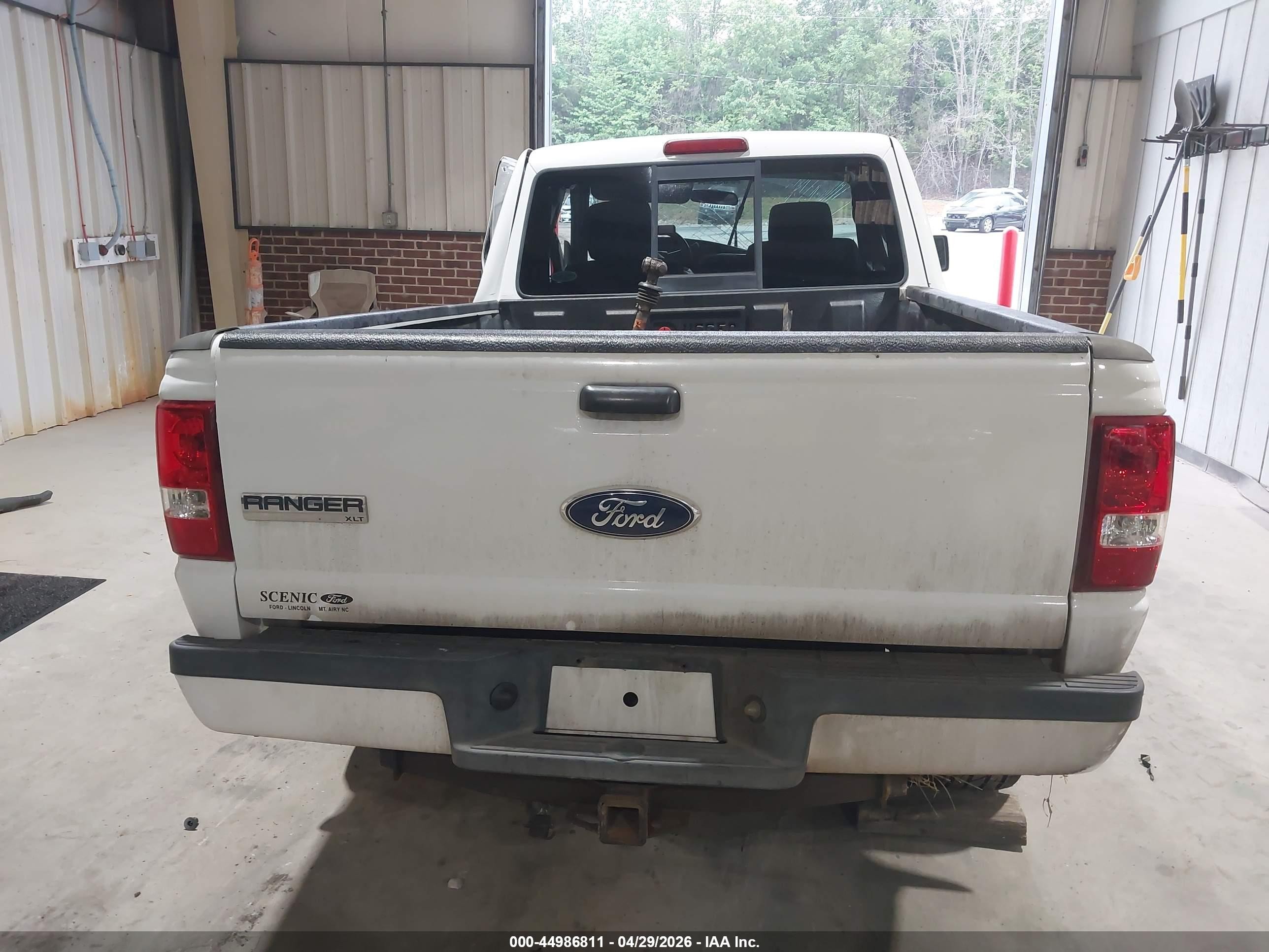 2011 Ford Ranger Xlt White vin: 1FTLR4FE3BPA68767