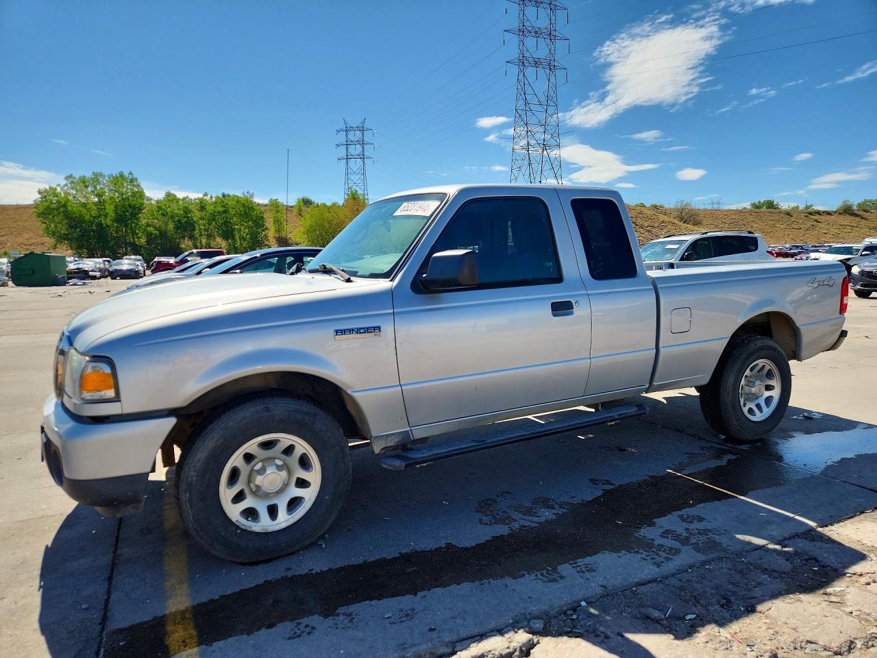 2011 Ford Ranger Super Cab Silver vin: 1FTLR4FE3BPA81499