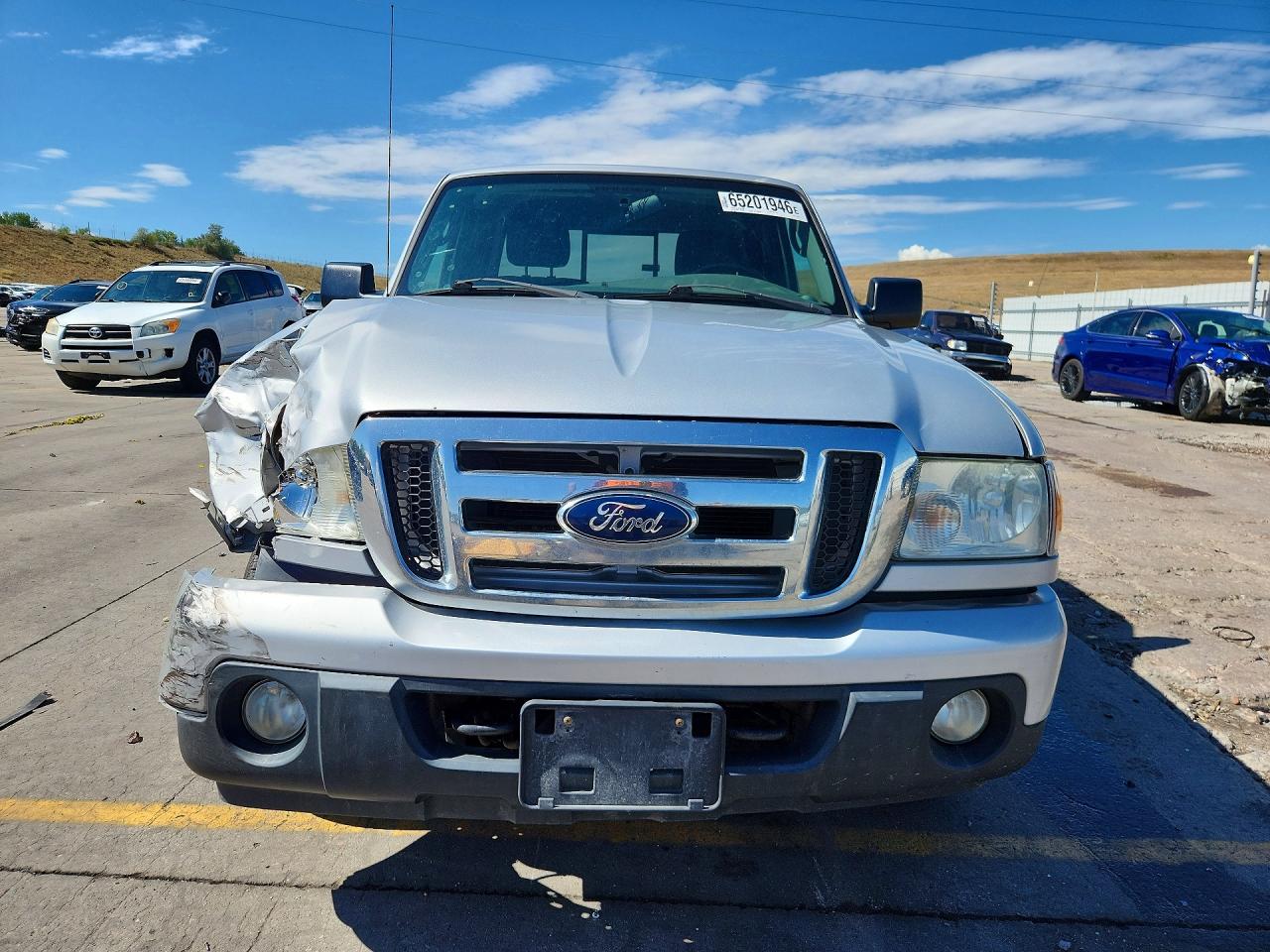 2011 Ford Ranger Super Cab Silver vin: 1FTLR4FE3BPA81499