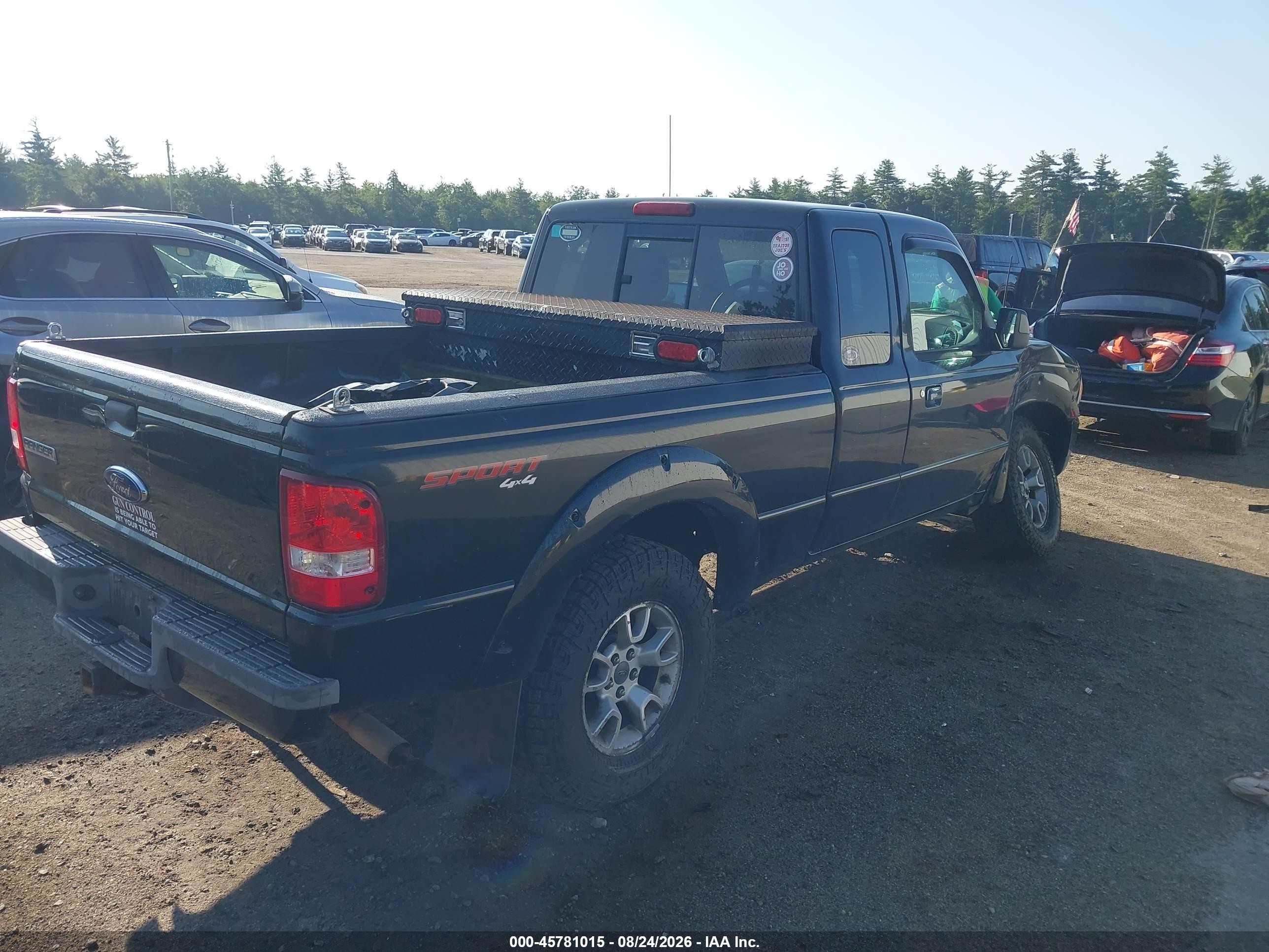 2011 Ford Ranger Sport Black vin: 1FTLR4FE3BPA83088