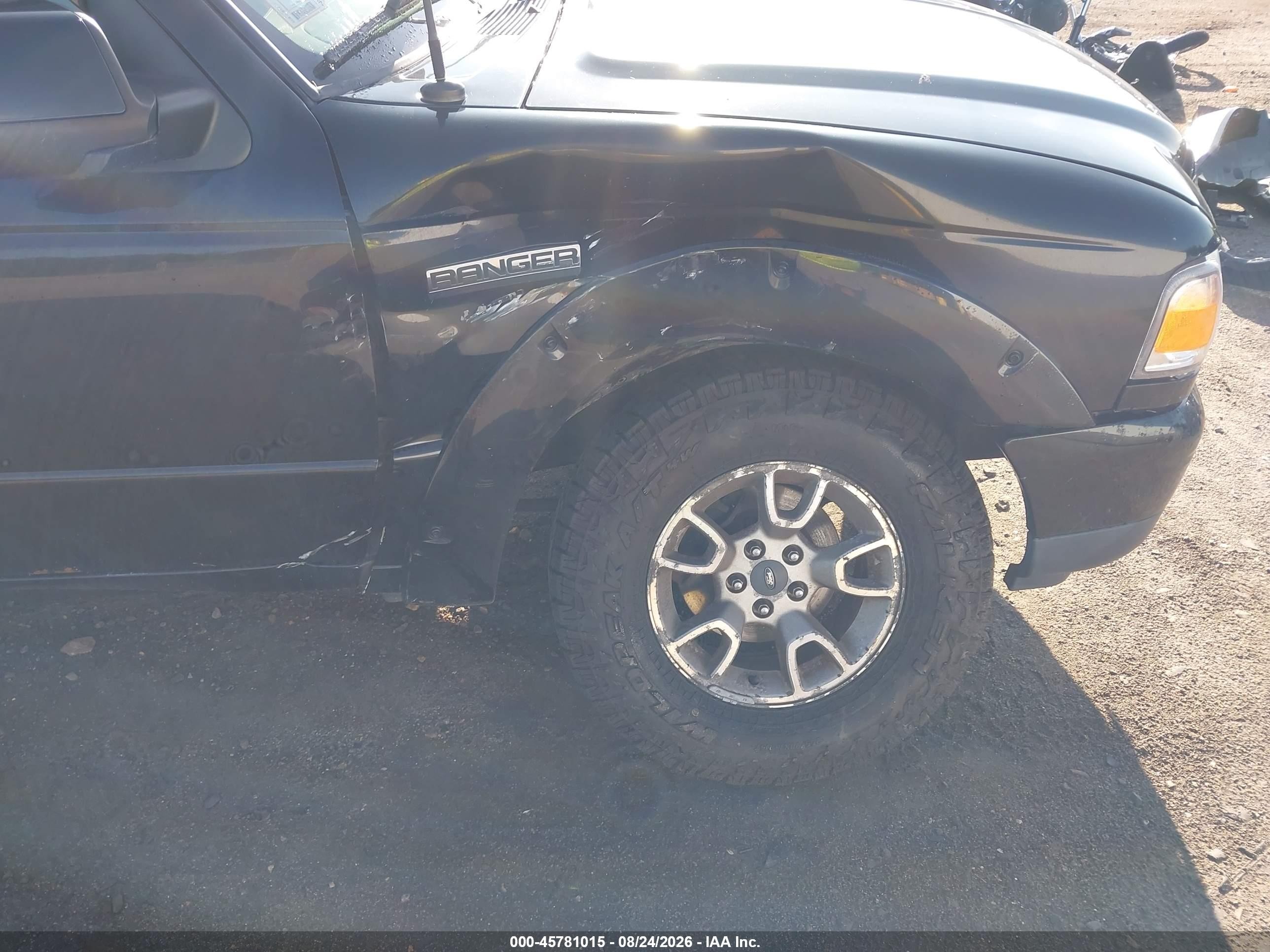 2011 Ford Ranger Sport Black vin: 1FTLR4FE3BPA83088