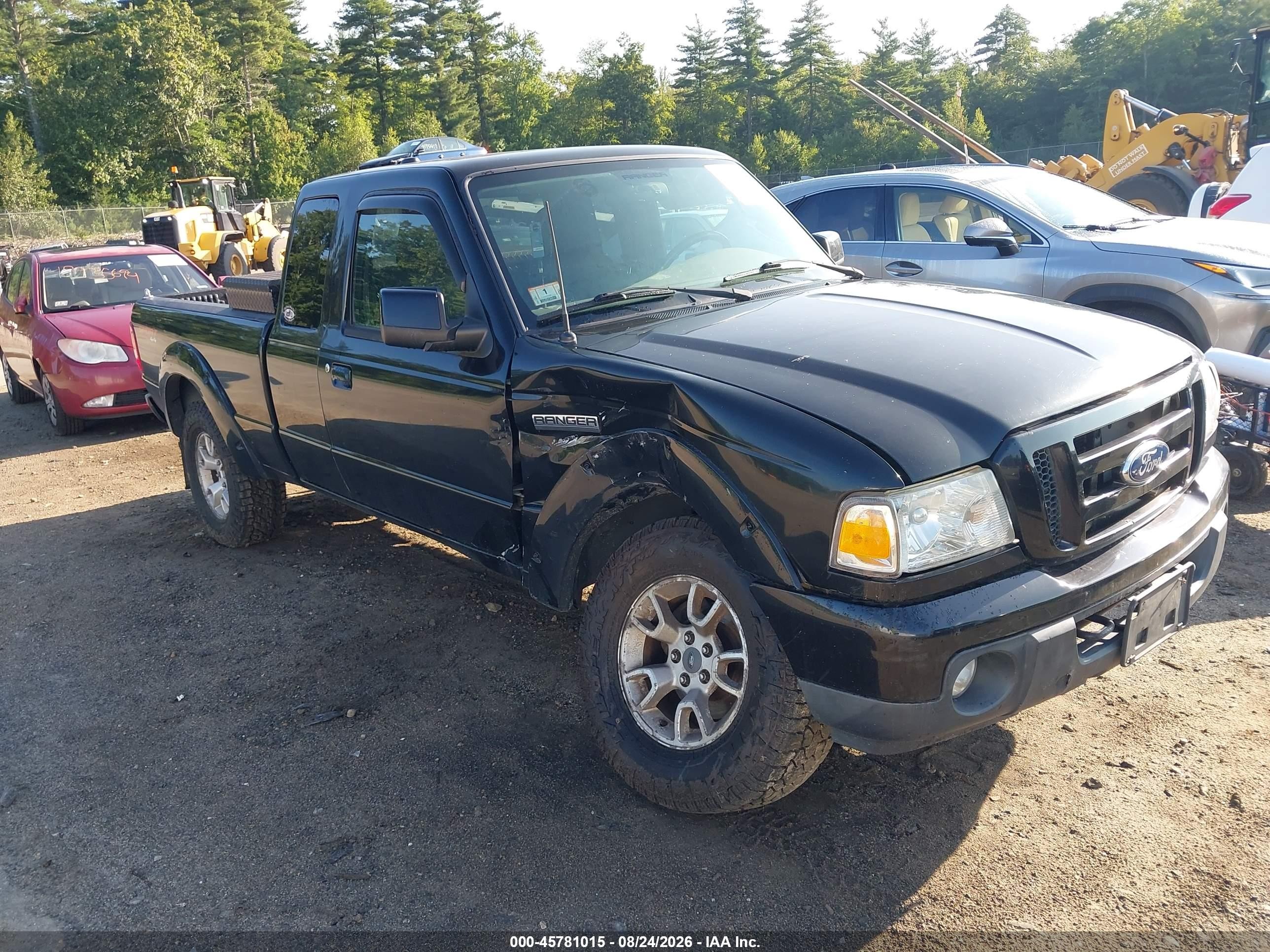 2011 Ford Ranger Sport Black vin: 1FTLR4FE3BPA83088