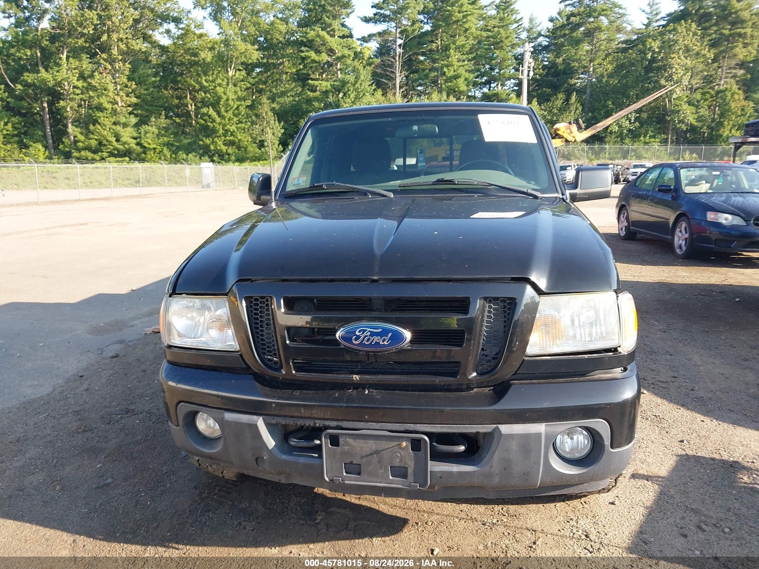 2011 Ford Ranger Sport Black vin: 1FTLR4FE3BPA83088