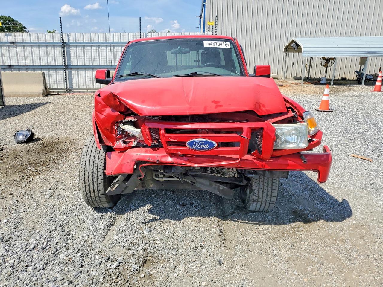 2011 Ford Ranger Super Cab Red vin: 1FTLR4FE3BPA87142