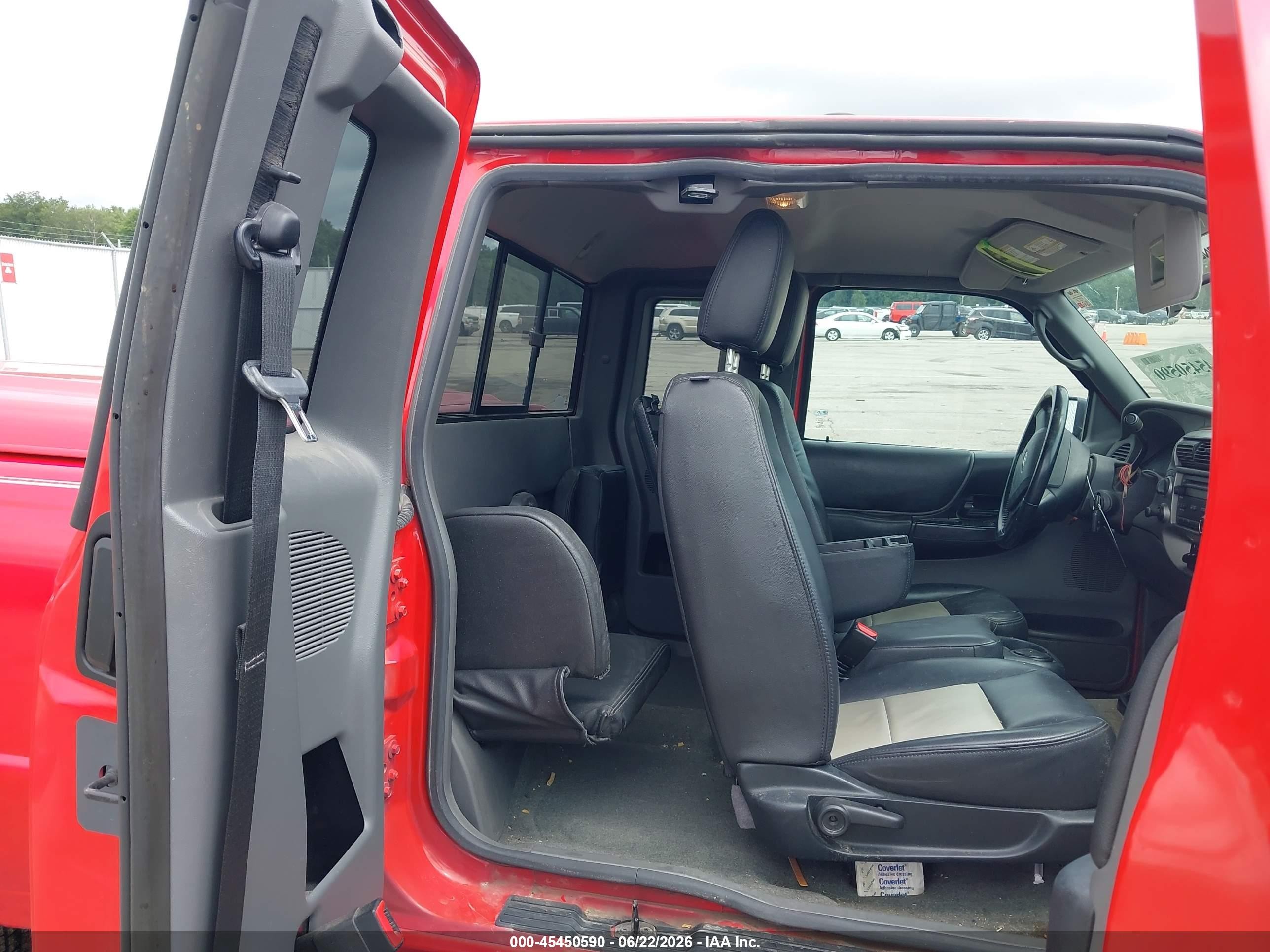 2011 Ford Ranger Sport/xlt Red vin: 1FTLR4FE3BPB04585