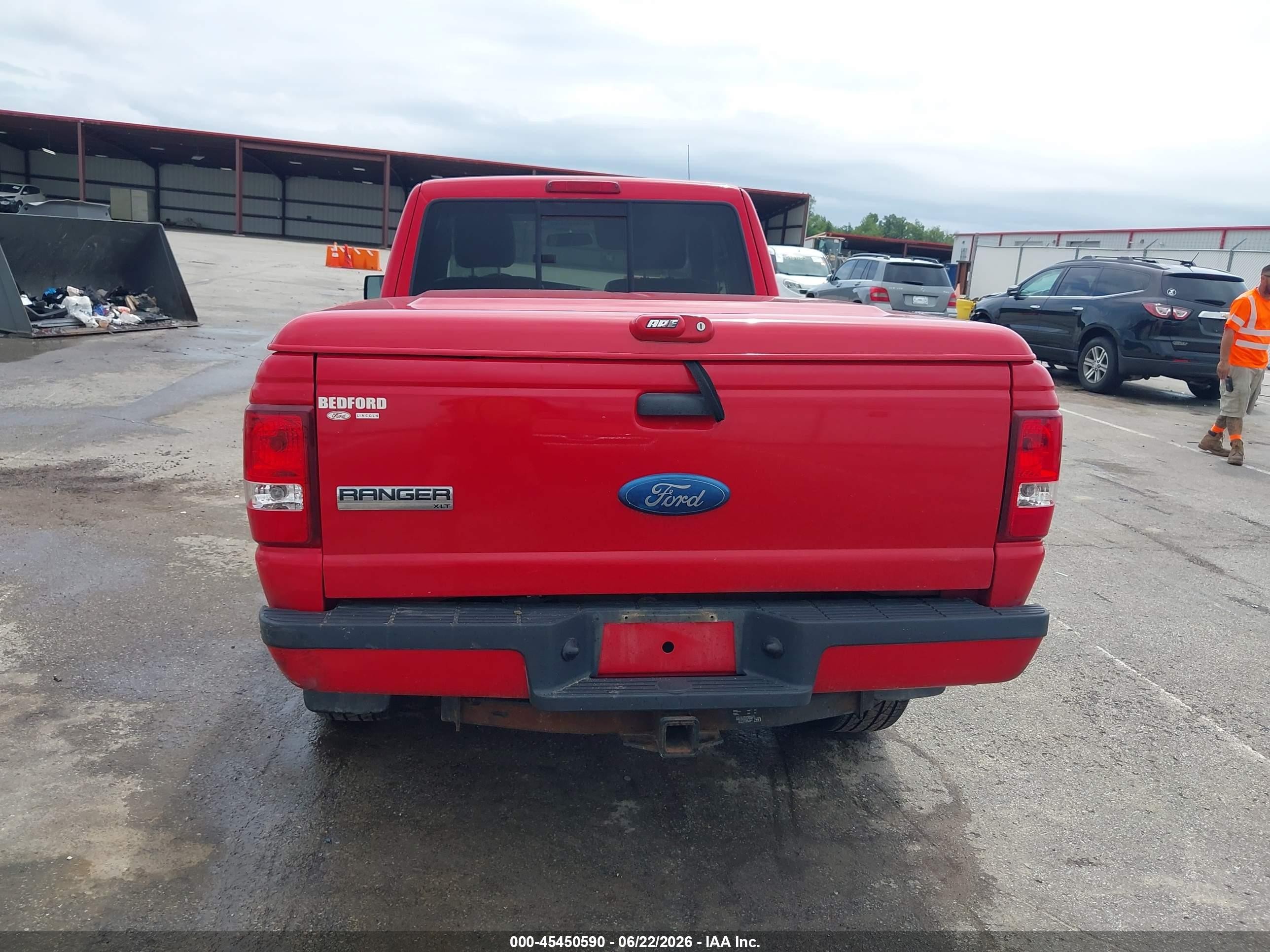 2011 Ford Ranger Sport/xlt Red vin: 1FTLR4FE3BPB04585