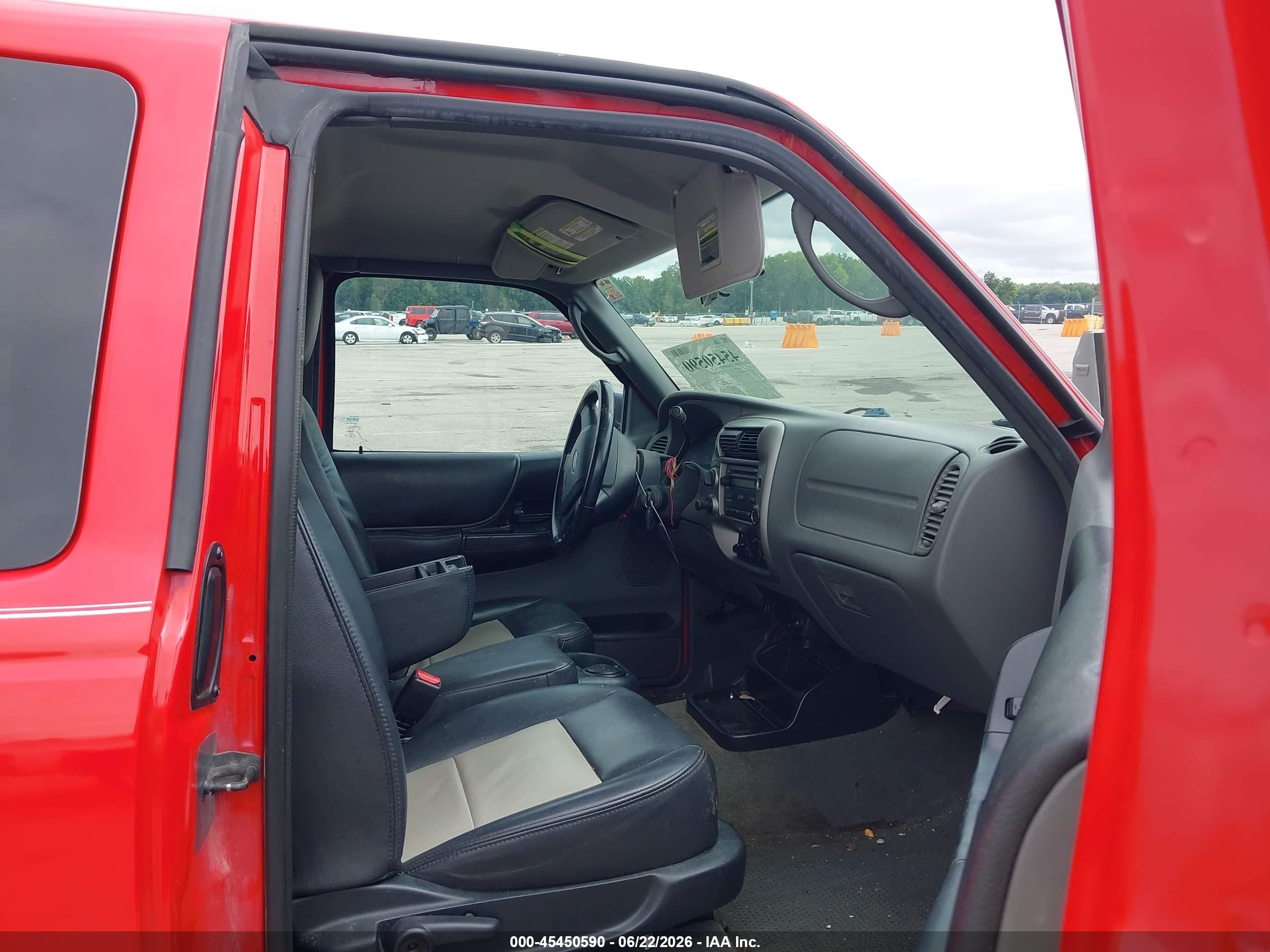2011 Ford Ranger Sport/xlt Red vin: 1FTLR4FE3BPB04585