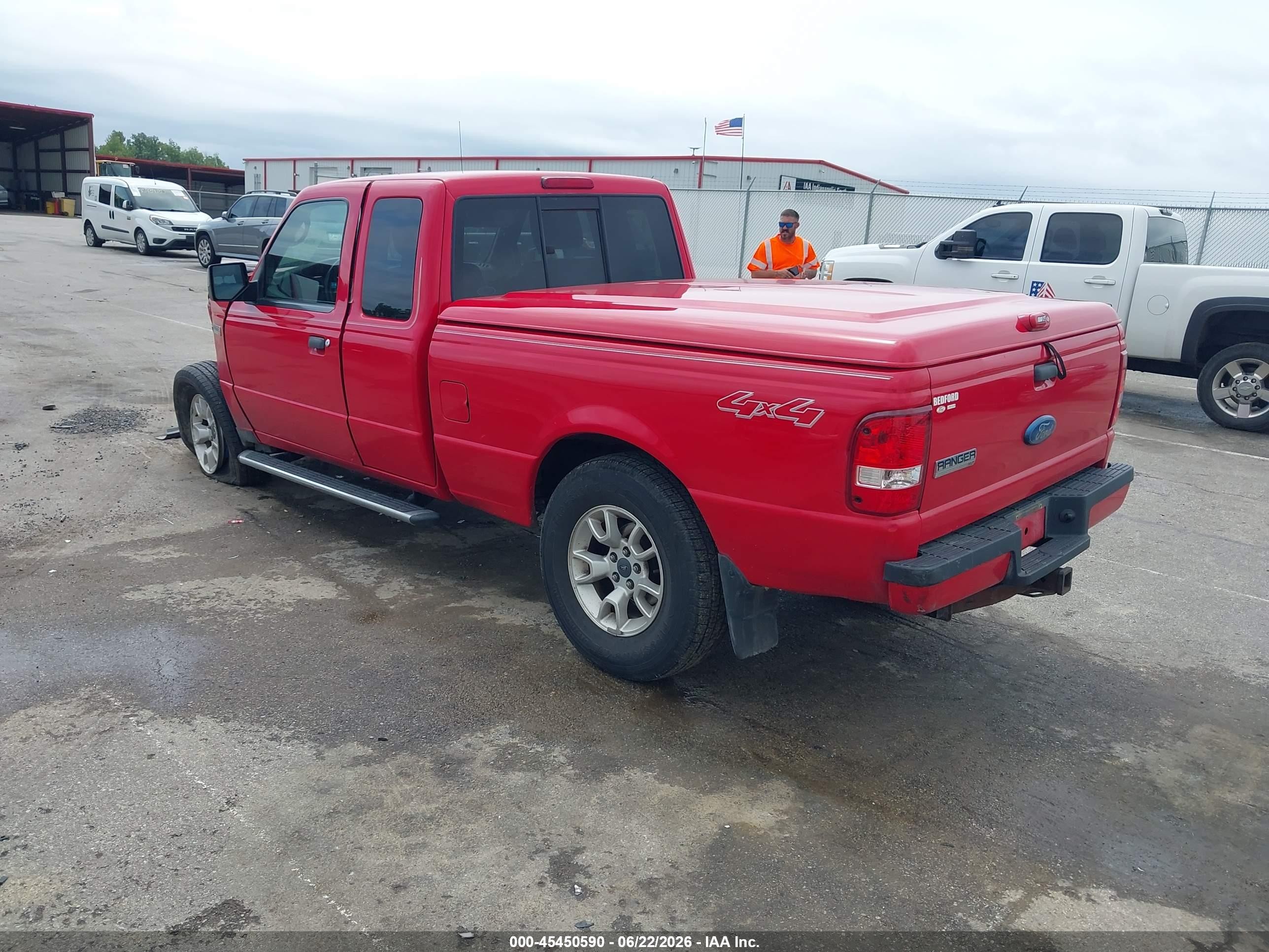 2011 Ford Ranger Sport/xlt Red vin: 1FTLR4FE3BPB04585
