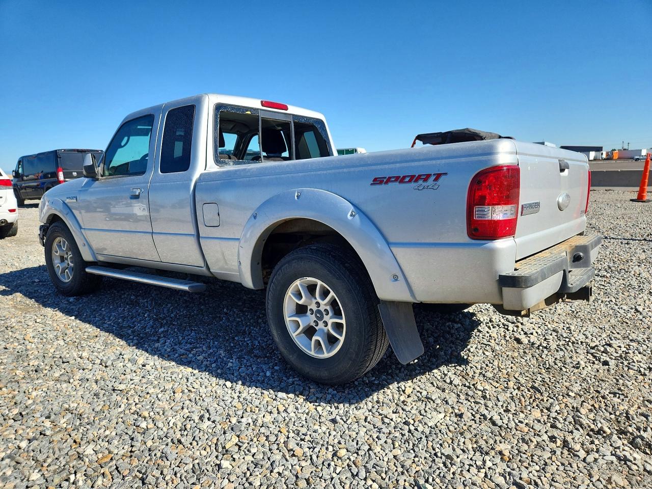 2010 Ford Ranger Super Cab Silver vin: 1FTLR4FE4APA04865