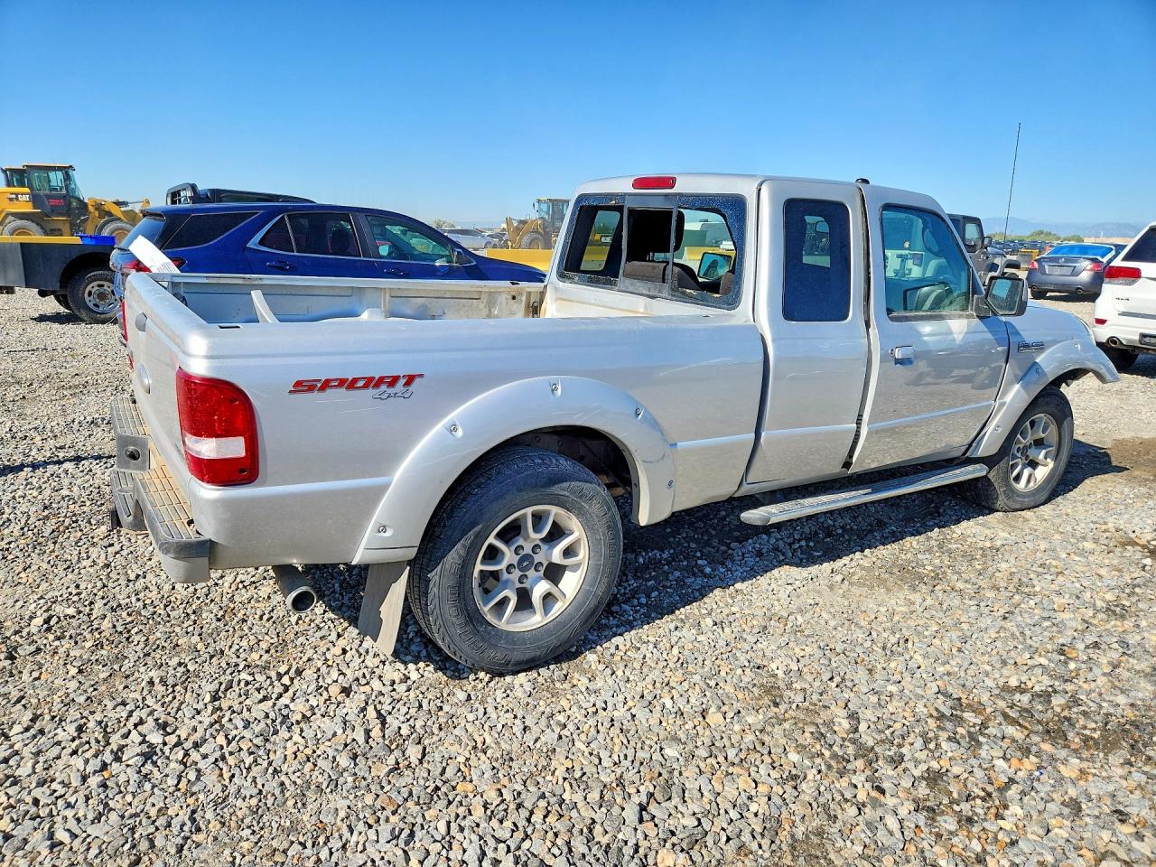 2010 Ford Ranger Super Cab Silver vin: 1FTLR4FE4APA04865