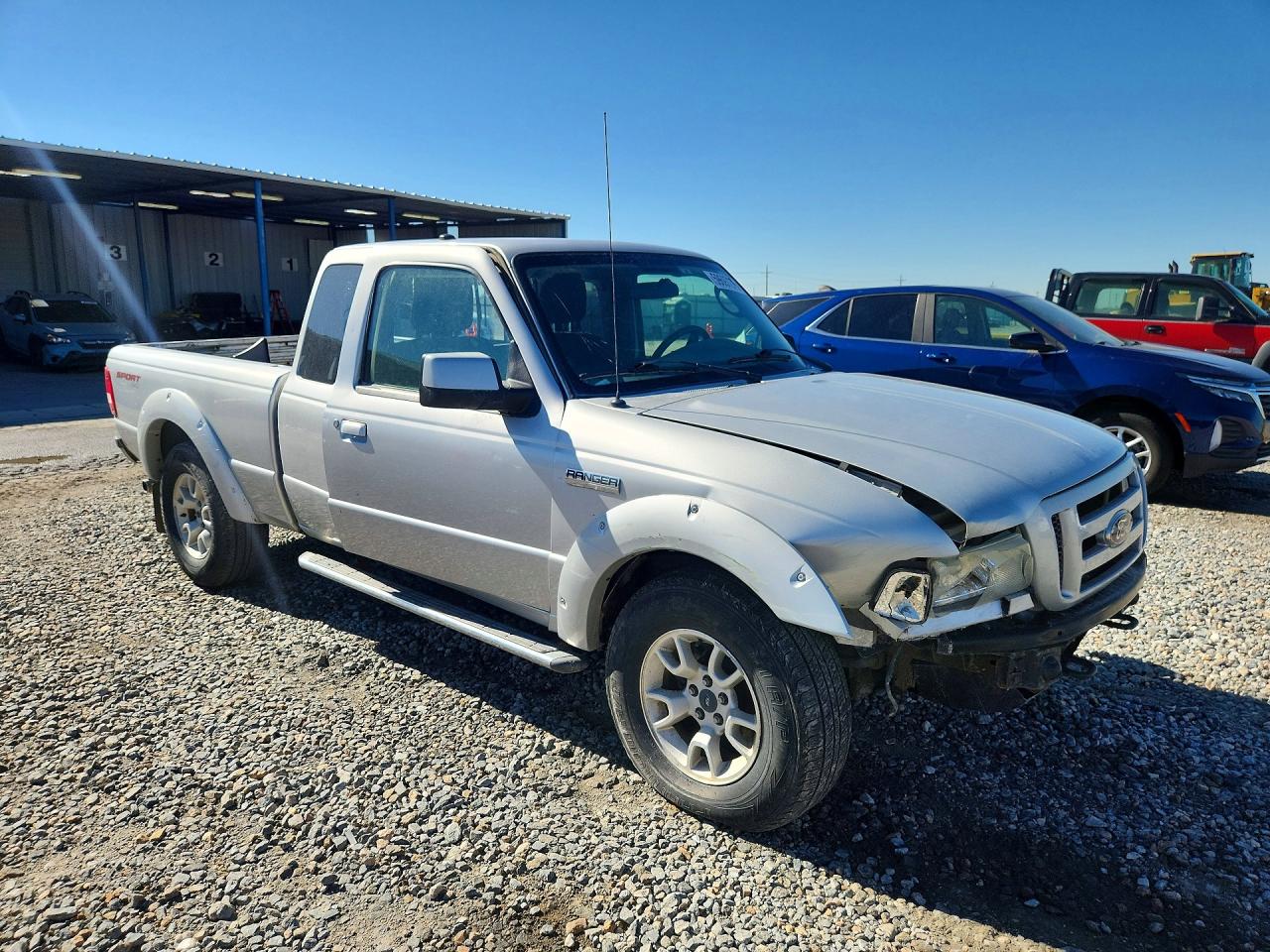 2010 Ford Ranger Super Cab Silver vin: 1FTLR4FE4APA04865