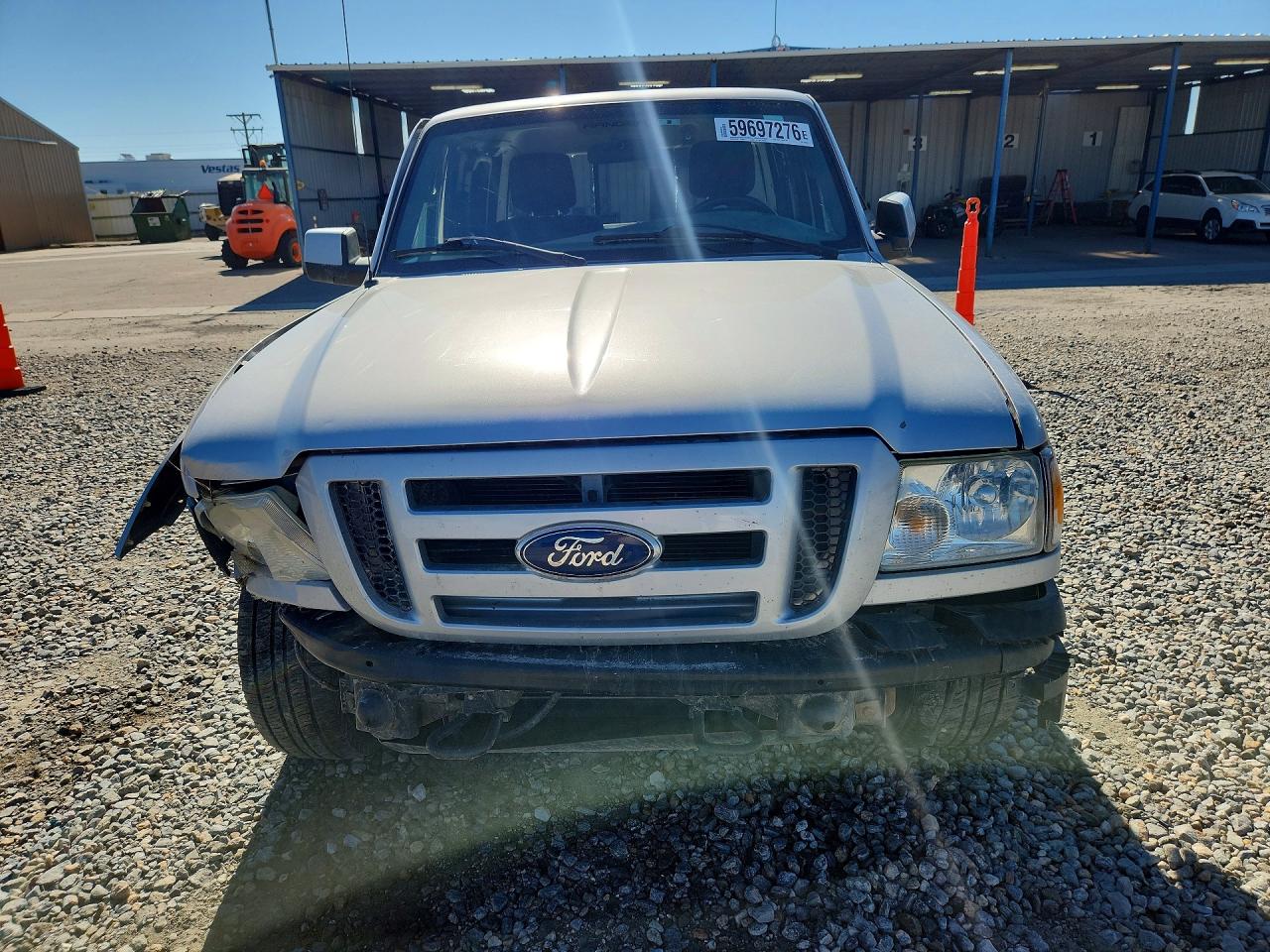 2010 Ford Ranger Super Cab Silver vin: 1FTLR4FE4APA04865