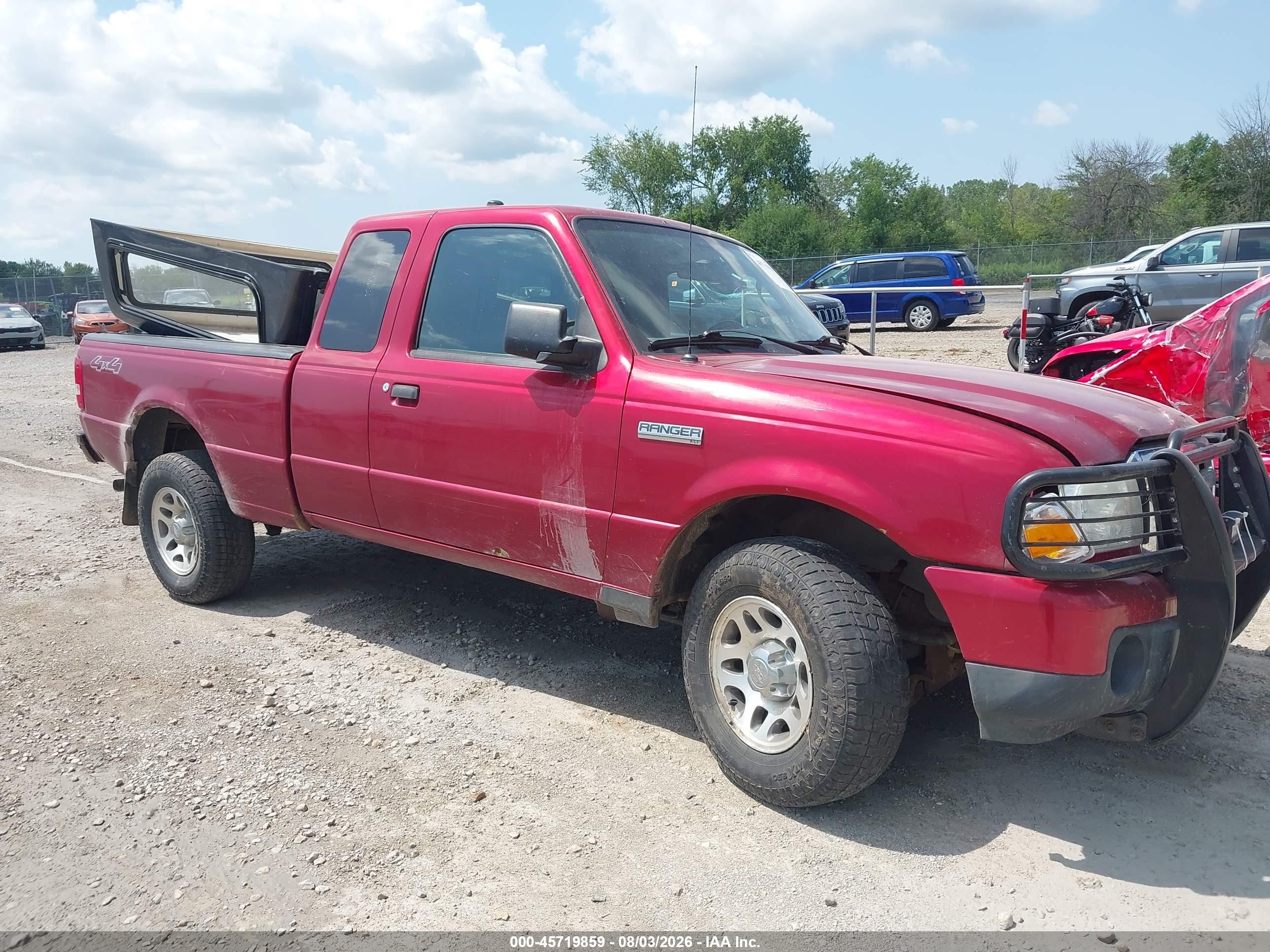2010 Ford Ranger Xlt Red vin: 1FTLR4FE4APA15879