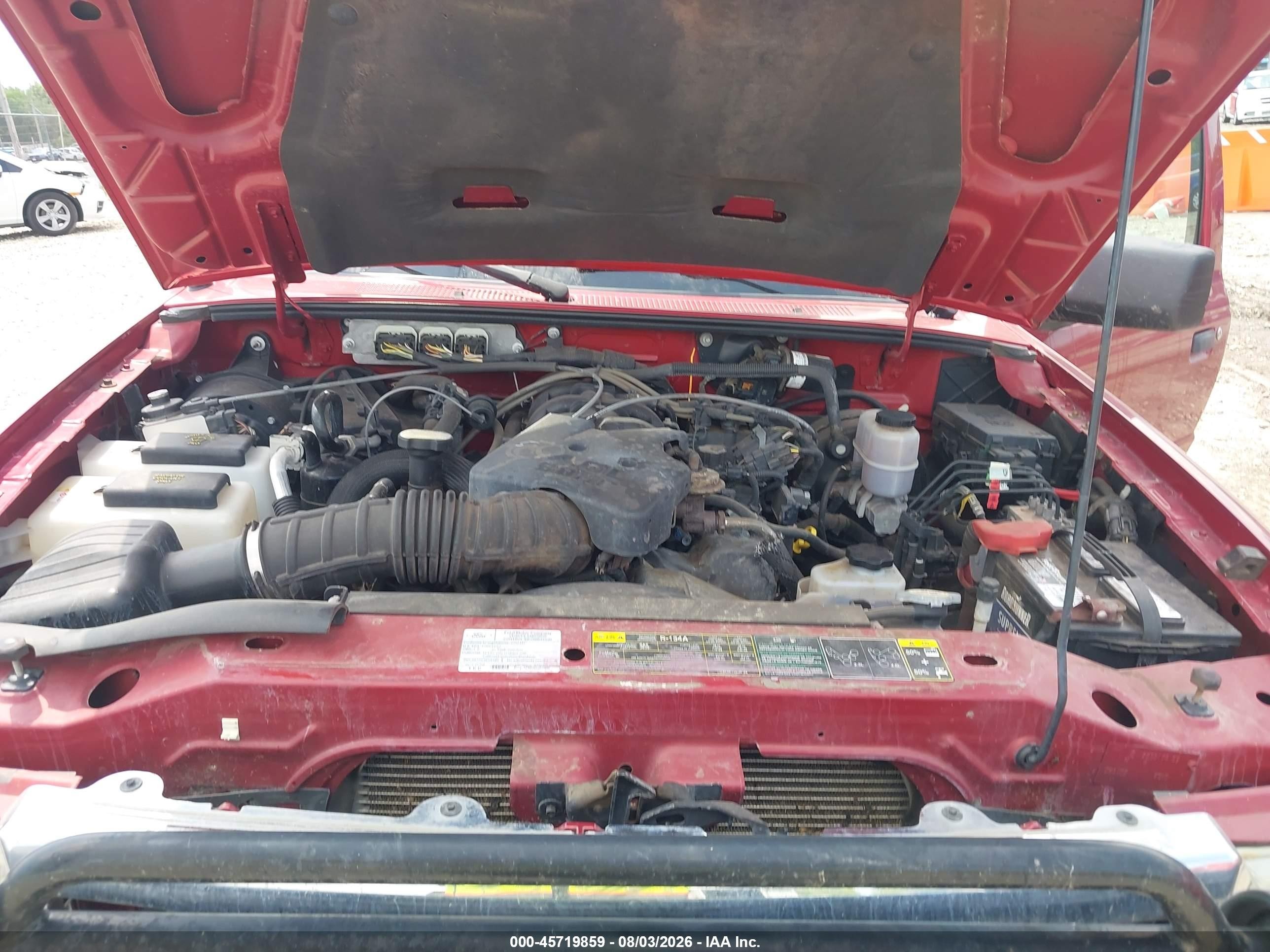 2010 Ford Ranger Xlt Red vin: 1FTLR4FE4APA15879