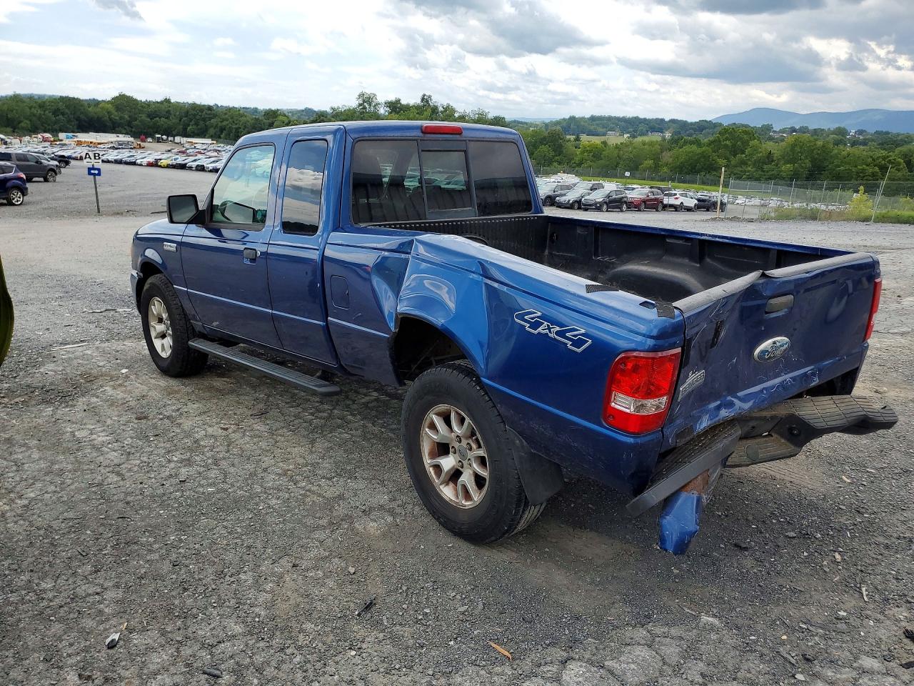 2010 Ford Ranger Super Cab Синий vin: 1FTLR4FE4APA50454