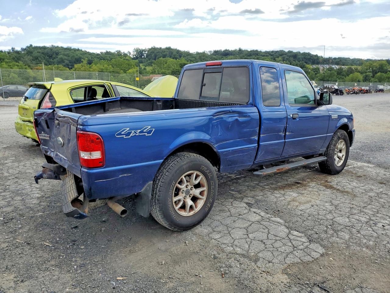 2010 Ford Ranger Super Cab Синий vin: 1FTLR4FE4APA50454