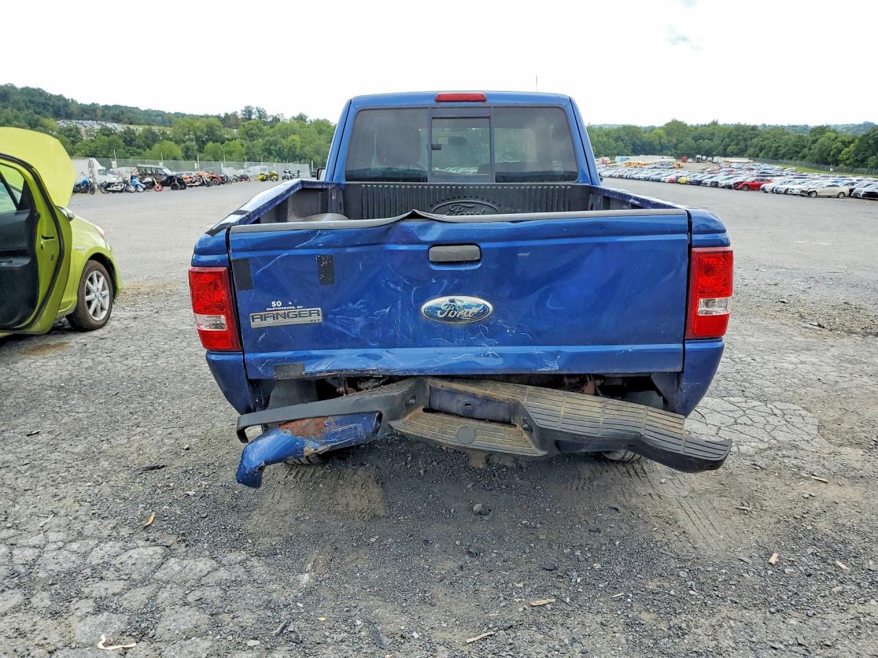 2010 Ford Ranger Super Cab Синий vin: 1FTLR4FE4APA50454