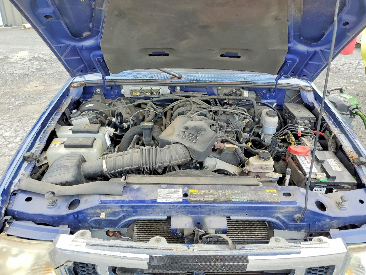 2010 Ford Ranger Super Cab Синий vin: 1FTLR4FE4APA50454