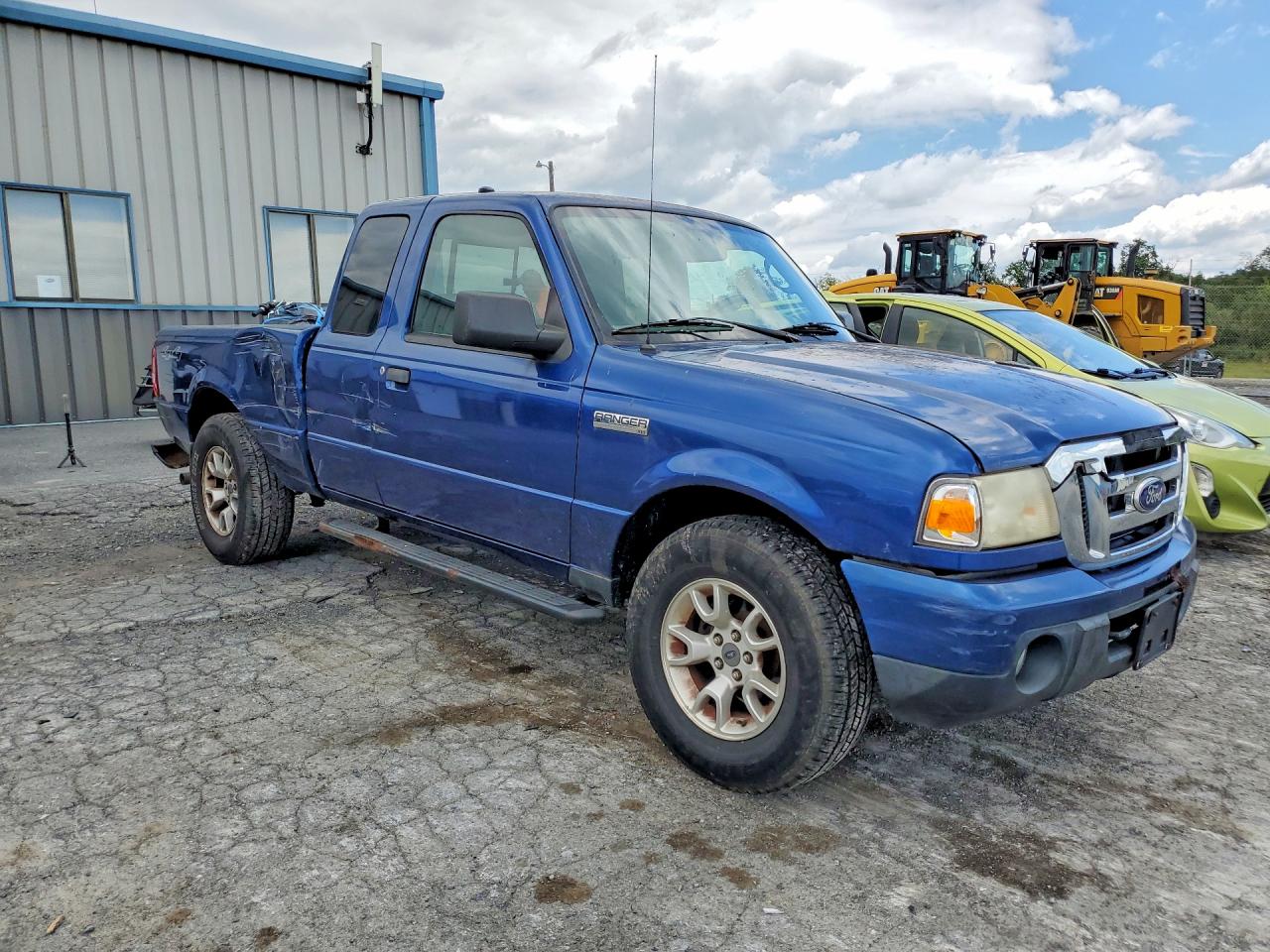 2010 Ford Ranger Super Cab Синий vin: 1FTLR4FE4APA50454