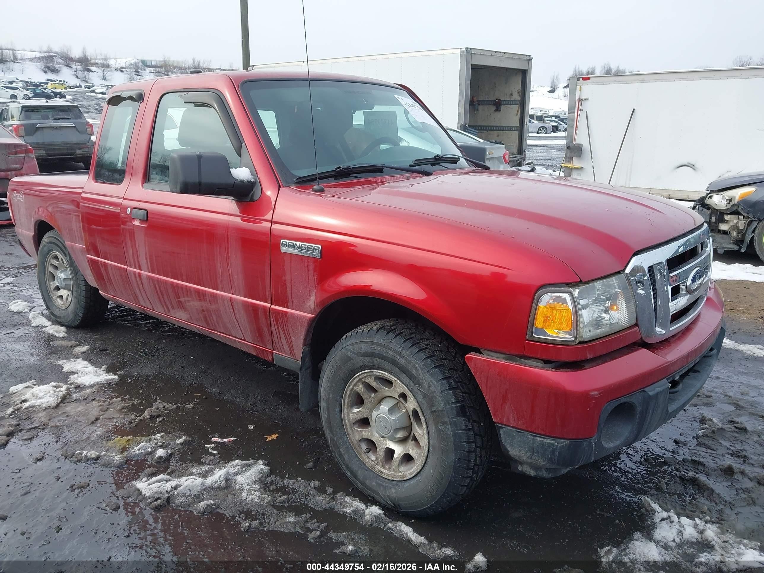 2010 Ford Ranger Sport/xlt Red vin: 1FTLR4FE4APA76973