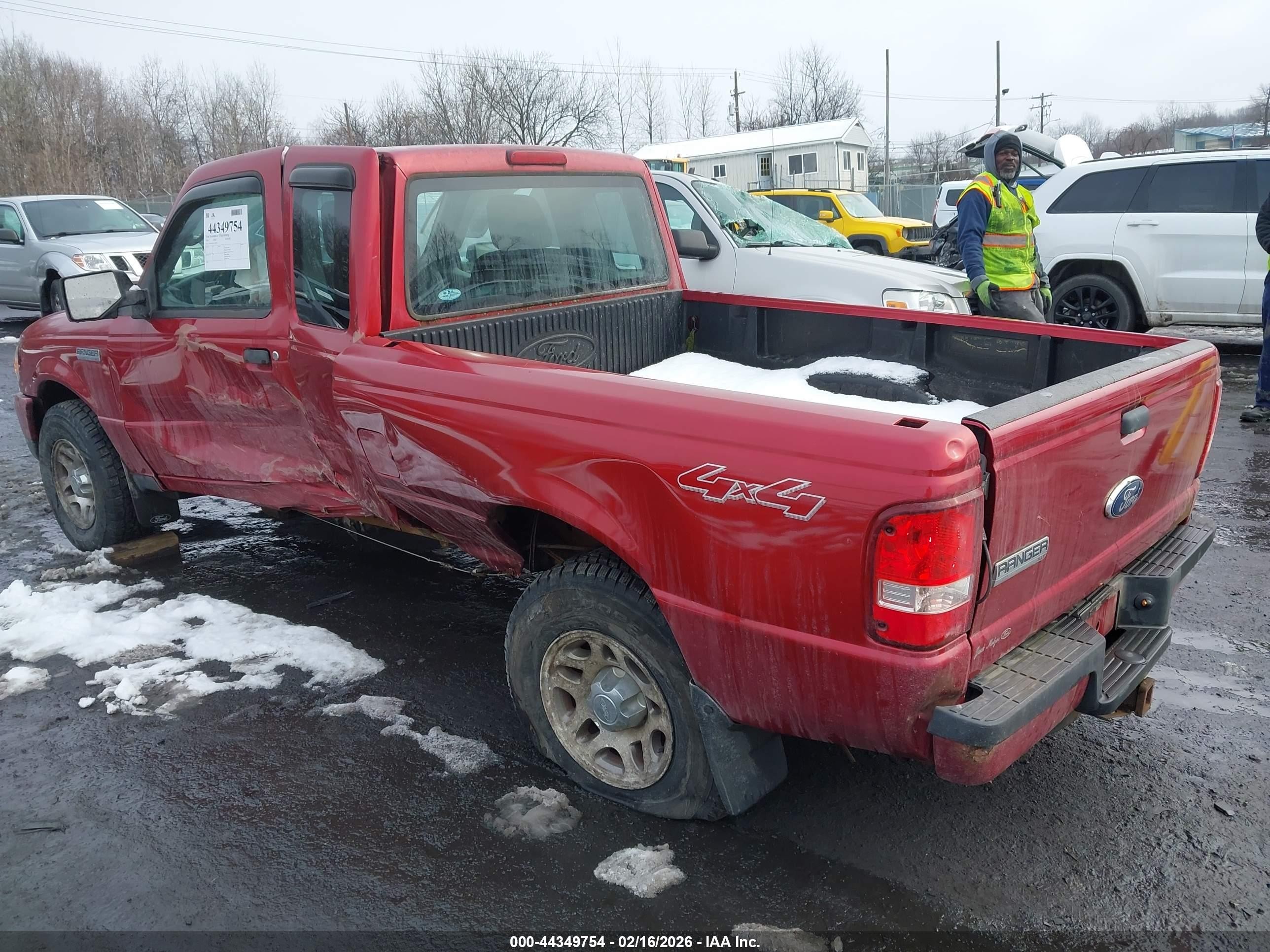 2010 Ford Ranger Sport/xlt Red vin: 1FTLR4FE4APA76973
