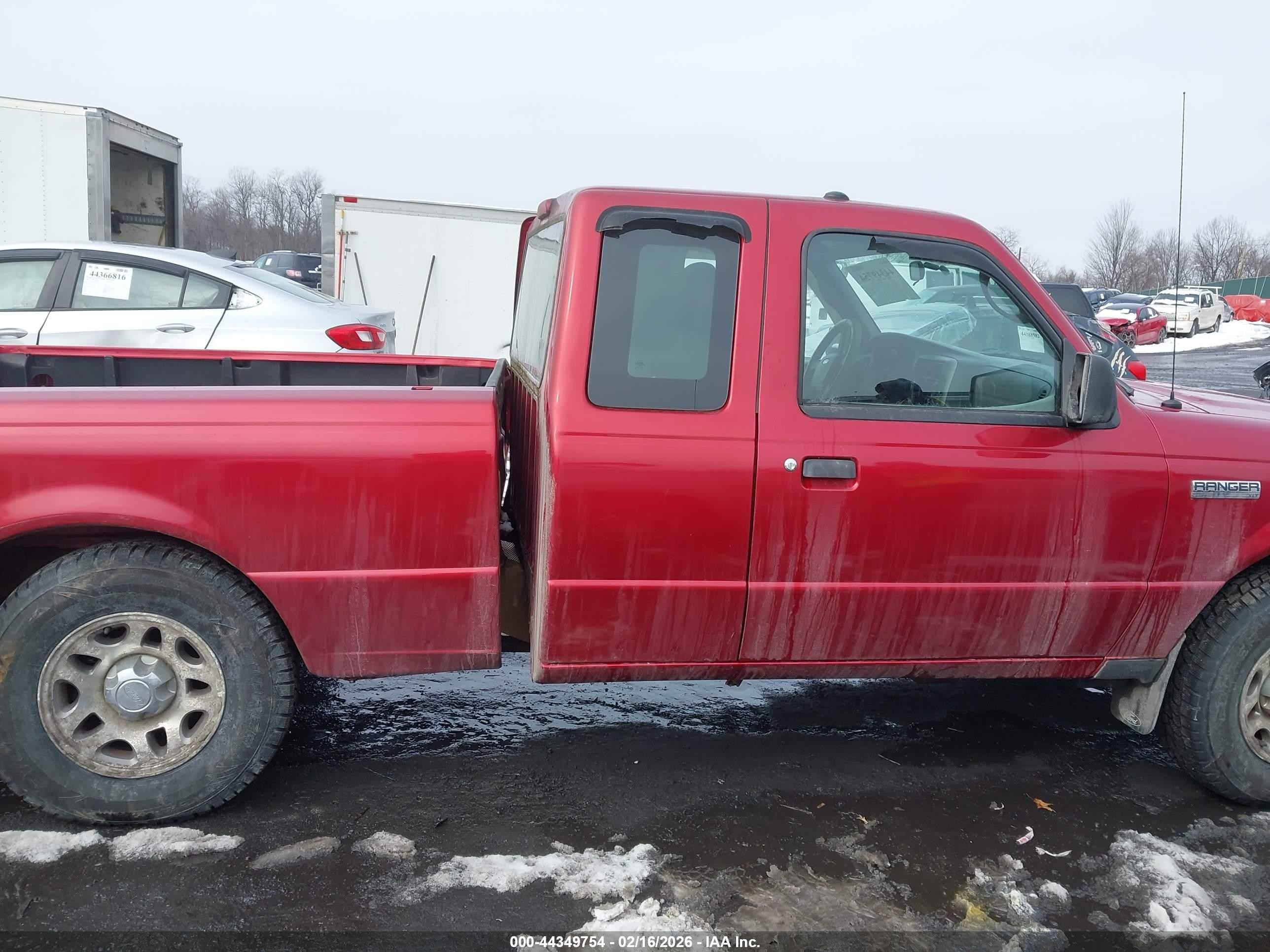 2010 Ford Ranger Sport/xlt Red vin: 1FTLR4FE4APA76973