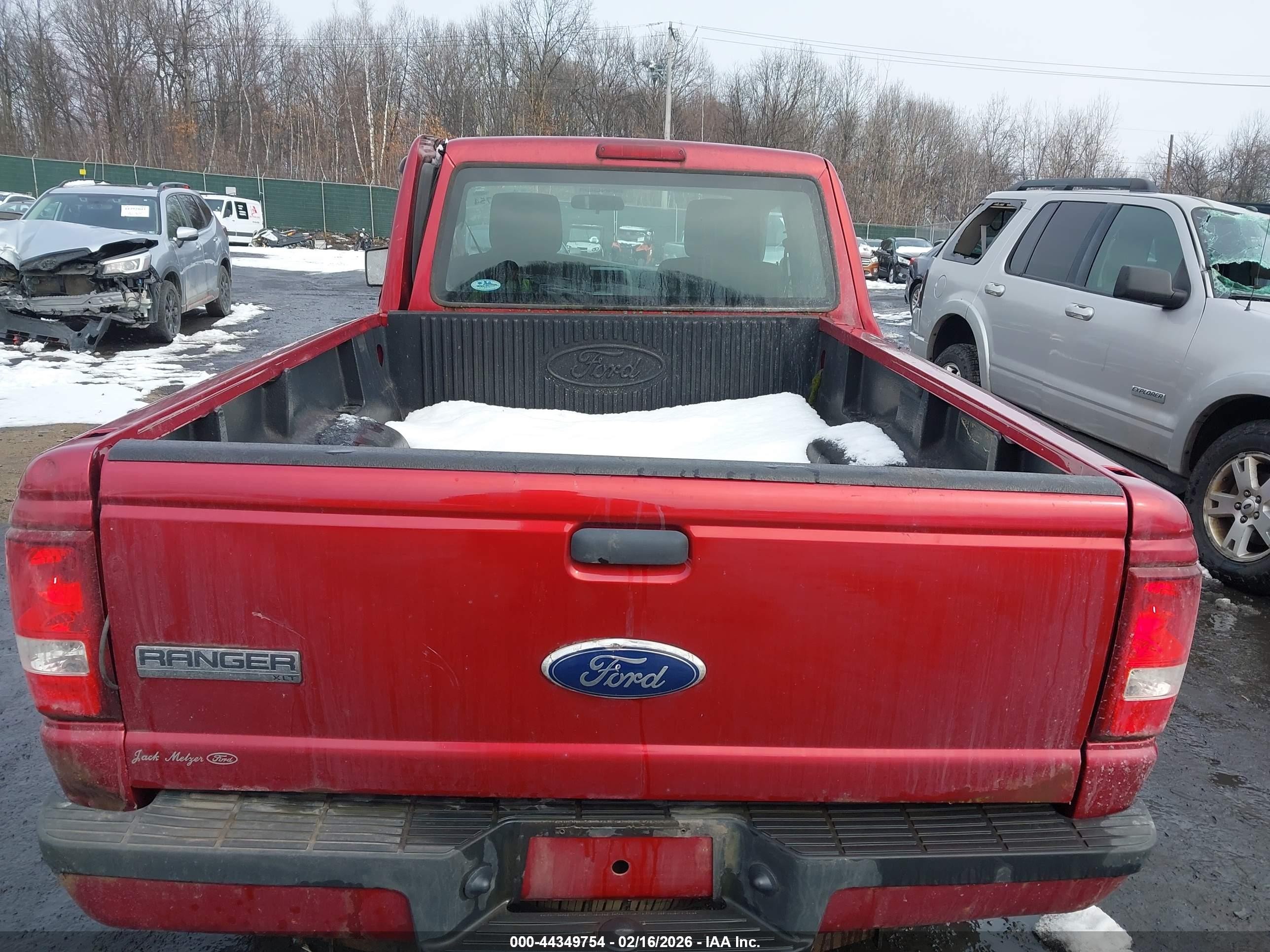 2010 Ford Ranger Sport/xlt Red vin: 1FTLR4FE4APA76973