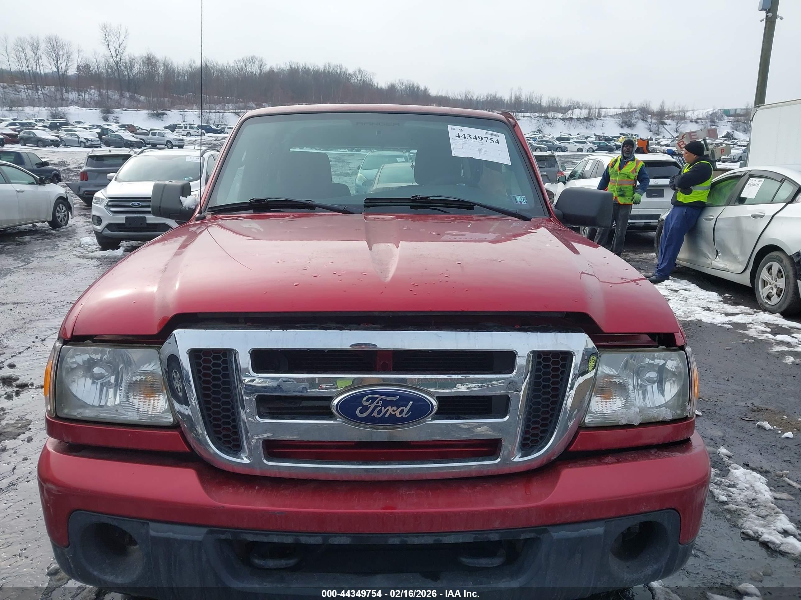 2010 Ford Ranger Sport/xlt Red vin: 1FTLR4FE4APA76973