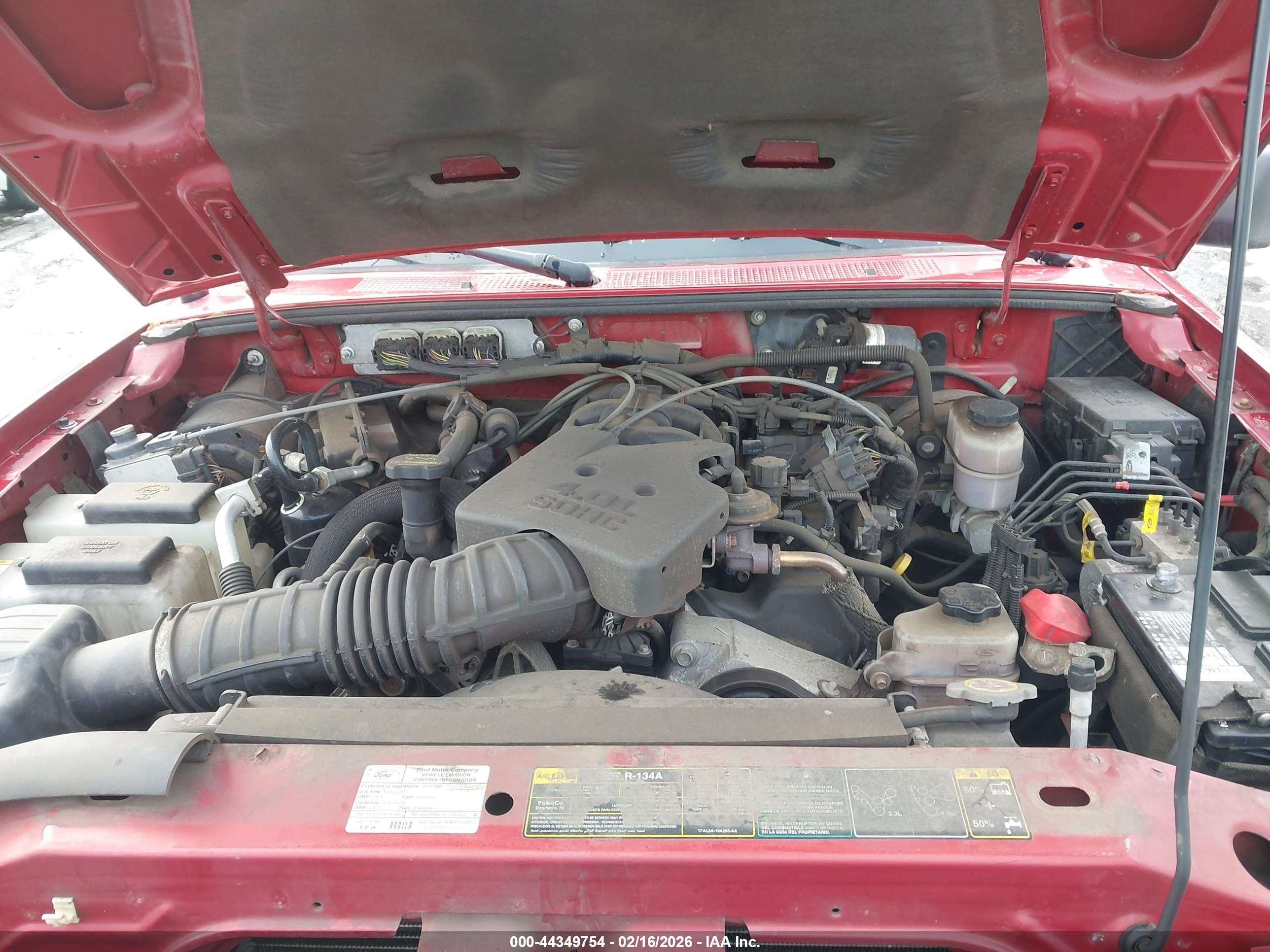 2010 Ford Ranger Sport/xlt Red vin: 1FTLR4FE4APA76973