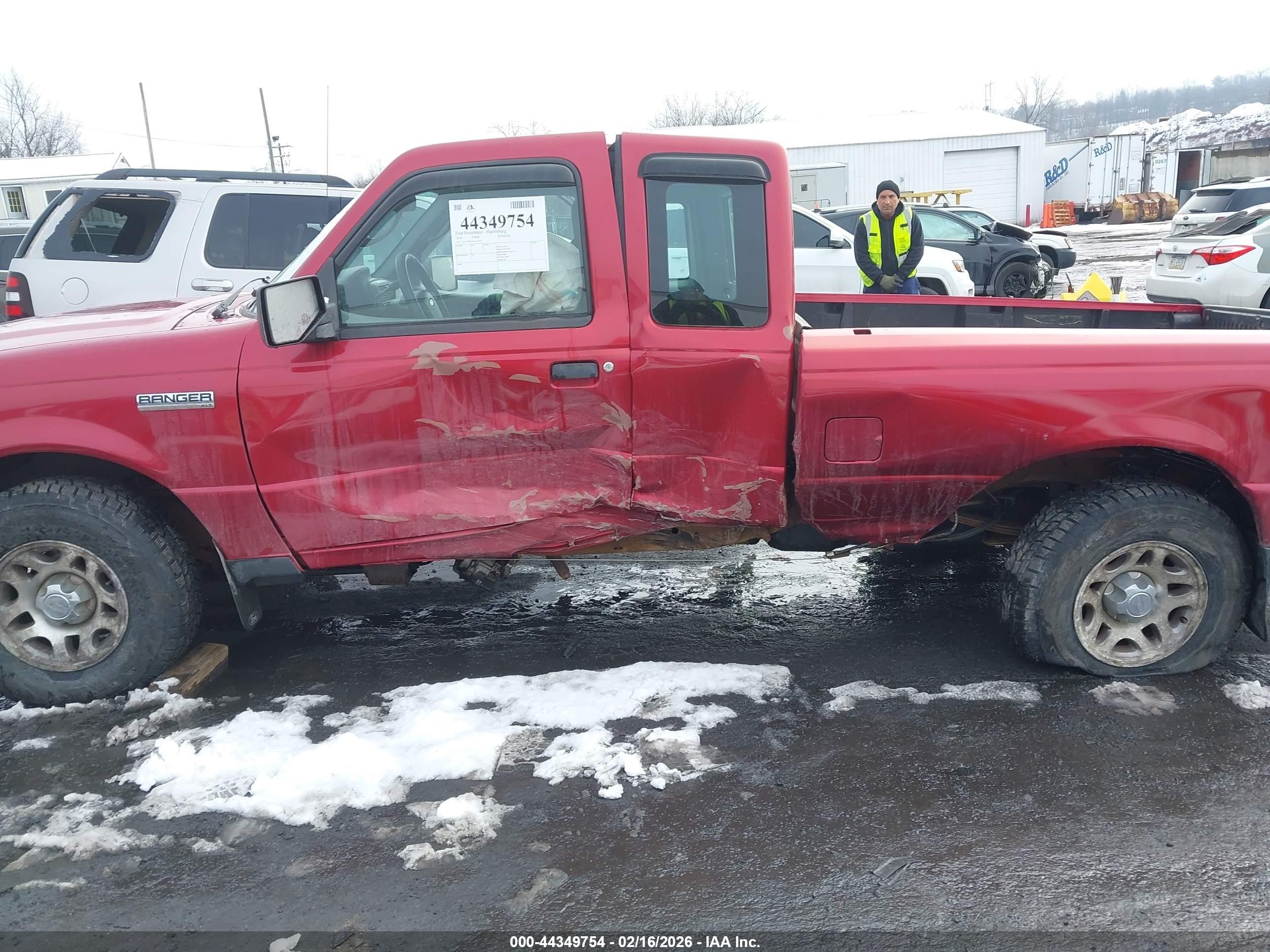 2010 Ford Ranger Sport/xlt Red vin: 1FTLR4FE4APA76973