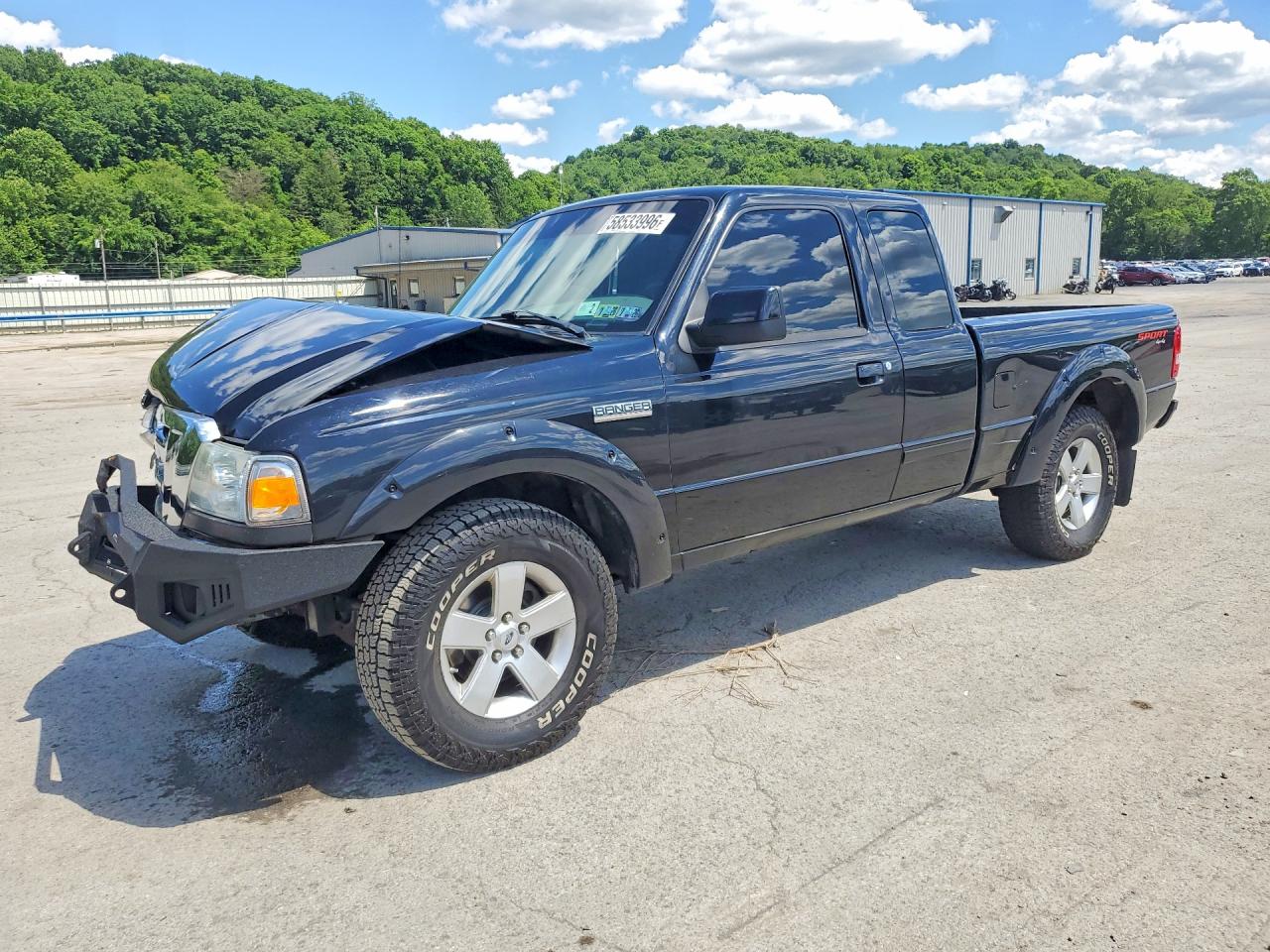 2011 Ford Ranger Super Cab Black vin: 1FTLR4FE4BPA03958