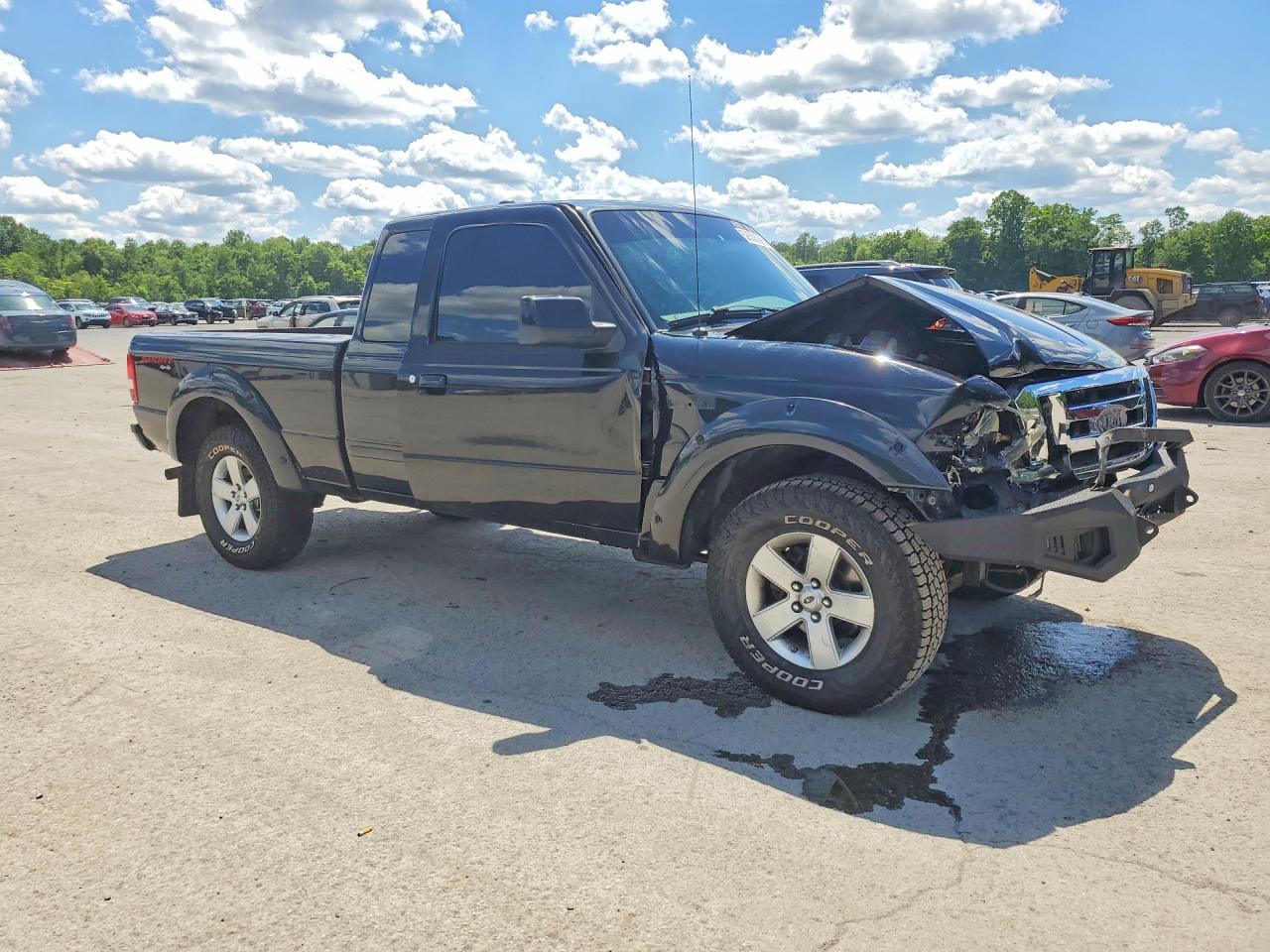 2011 Ford Ranger Super Cab Black vin: 1FTLR4FE4BPA03958