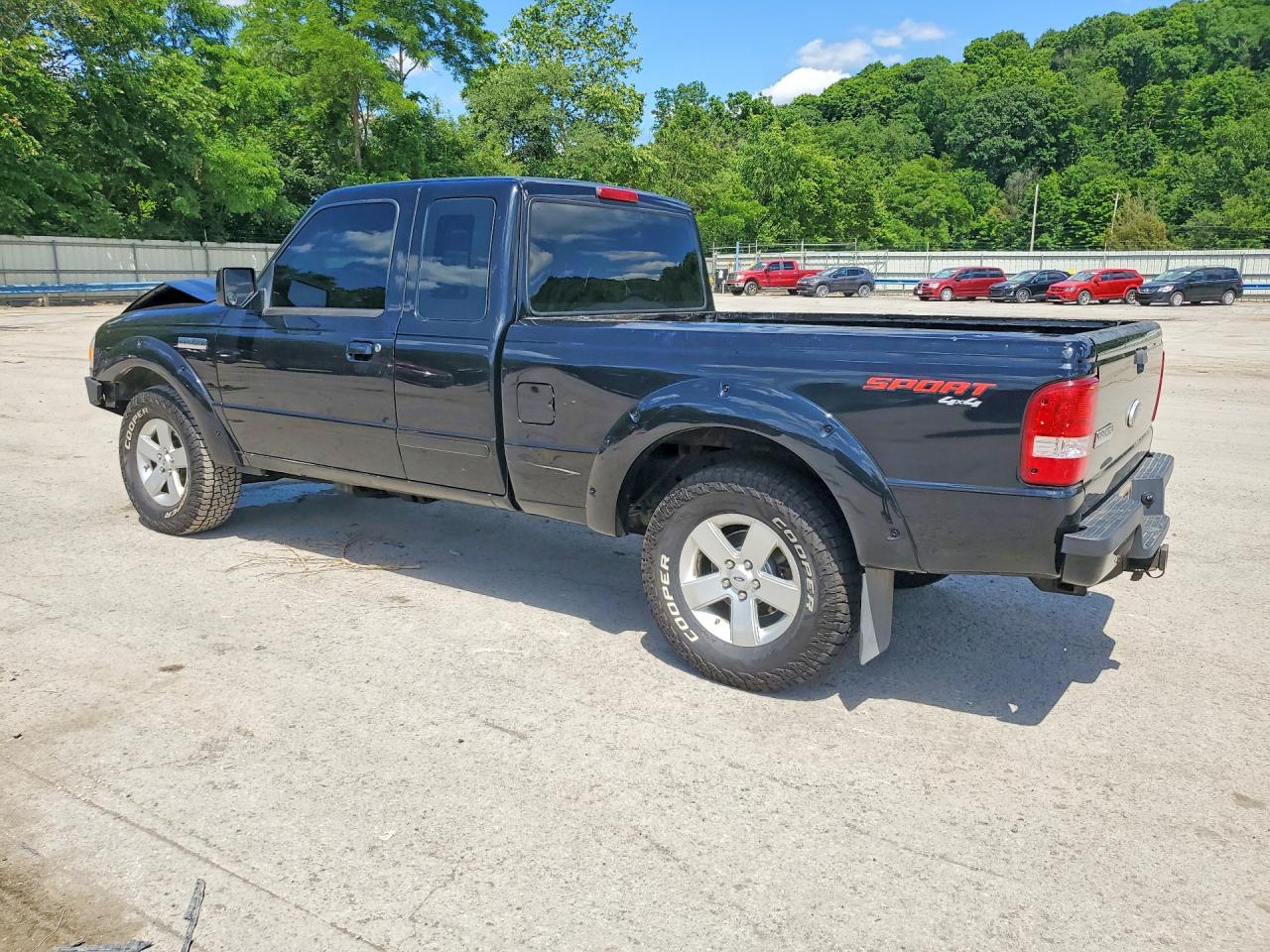 2011 Ford Ranger Super Cab Black vin: 1FTLR4FE4BPA03958