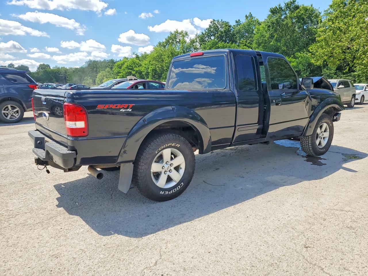 2011 Ford Ranger Super Cab Black vin: 1FTLR4FE4BPA03958