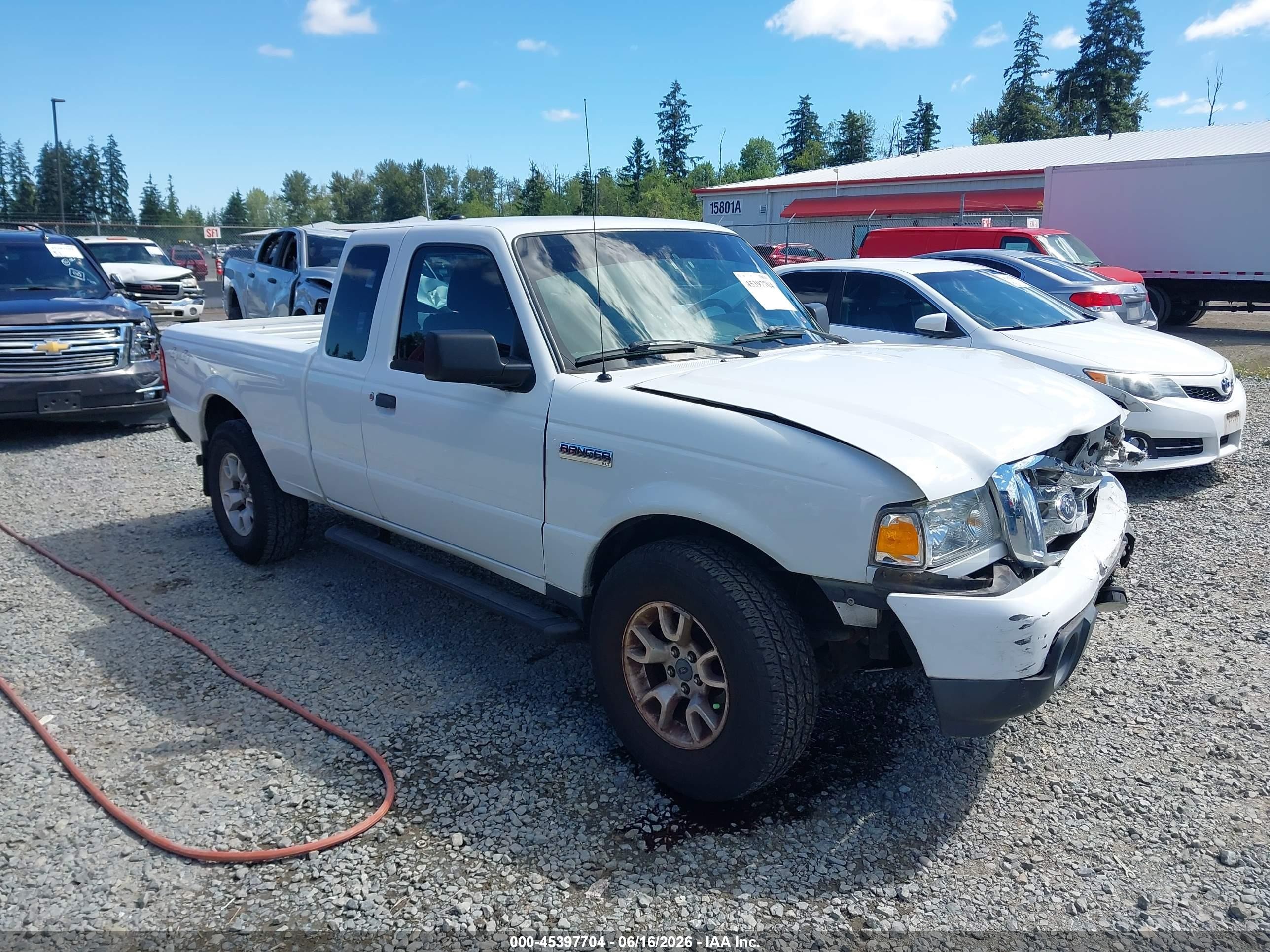 2011 Ford Ranger Sport/xlt White vin: 1FTLR4FE4BPA37382