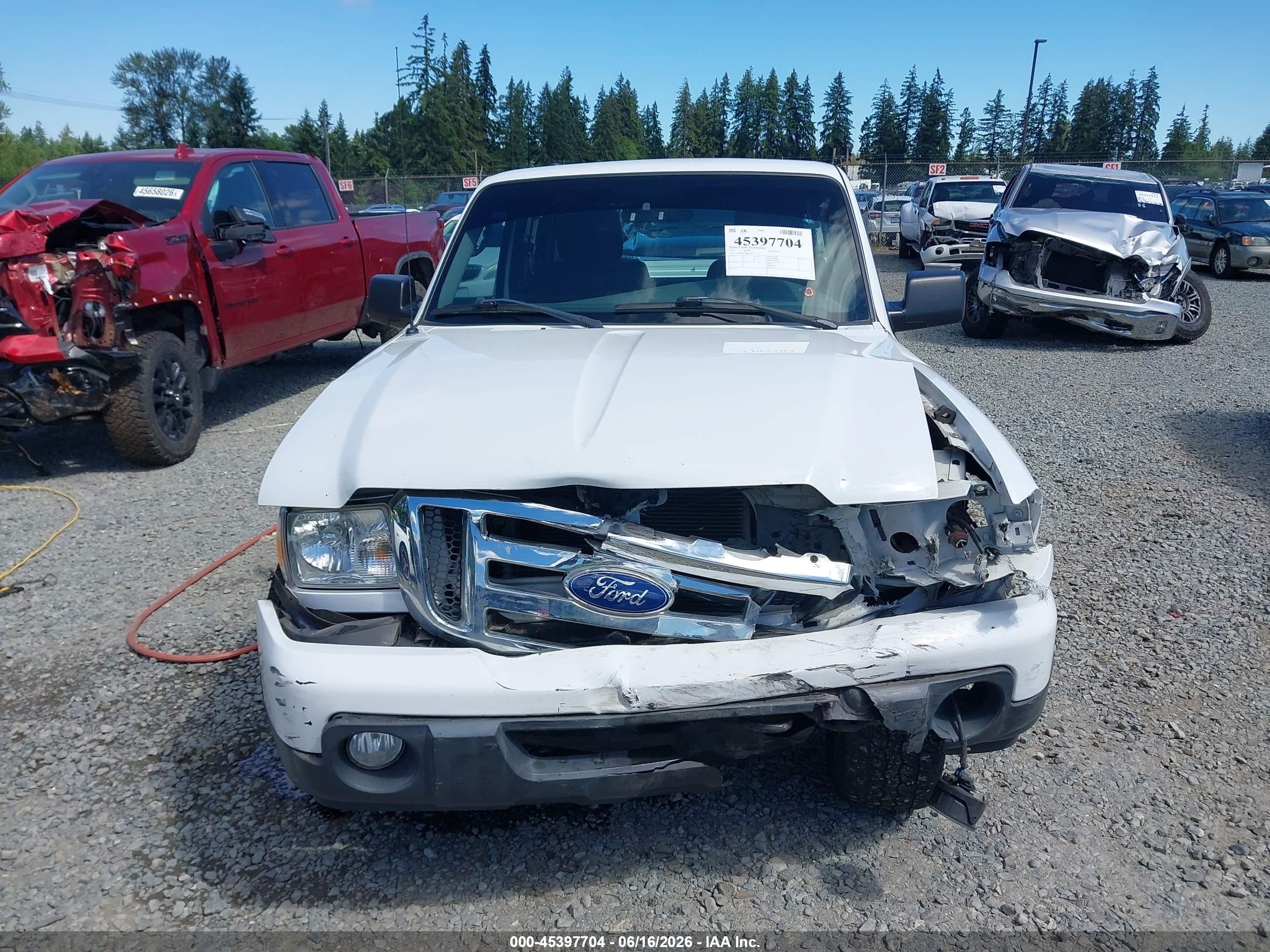 2011 Ford Ranger Sport/xlt Белый vin: 1FTLR4FE4BPA37382